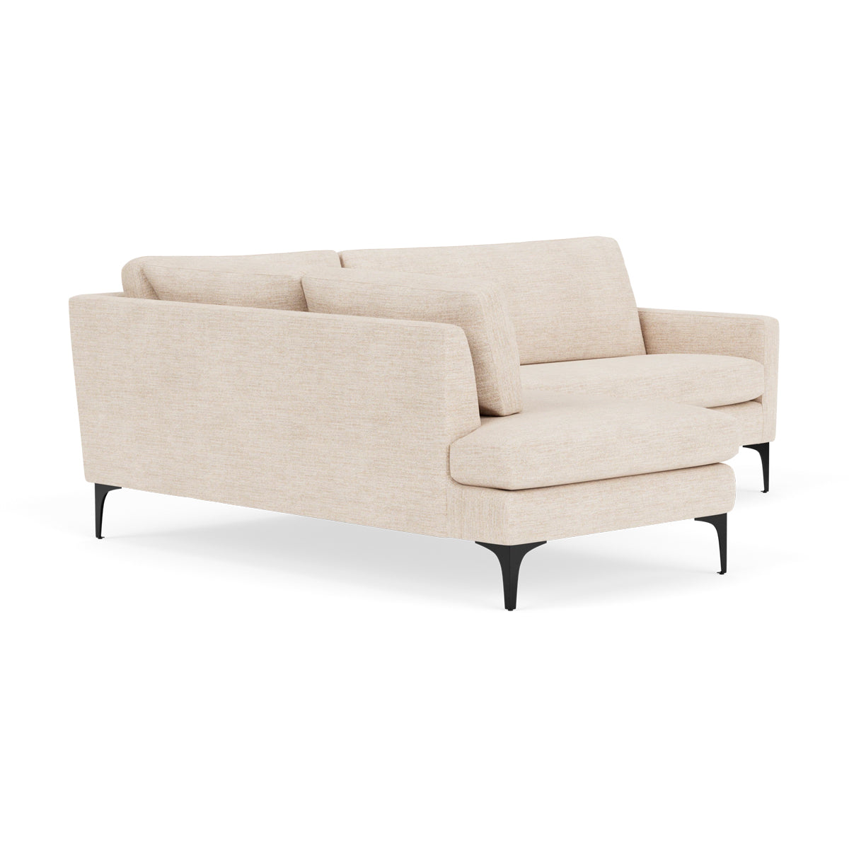 Astha Fabric Left Corner Sofa - Modern L-Shaped Sectional Couch for Living Room, Lounge & Small Spaces | Comfortable Home Furniture for Relaxing & Entertaining