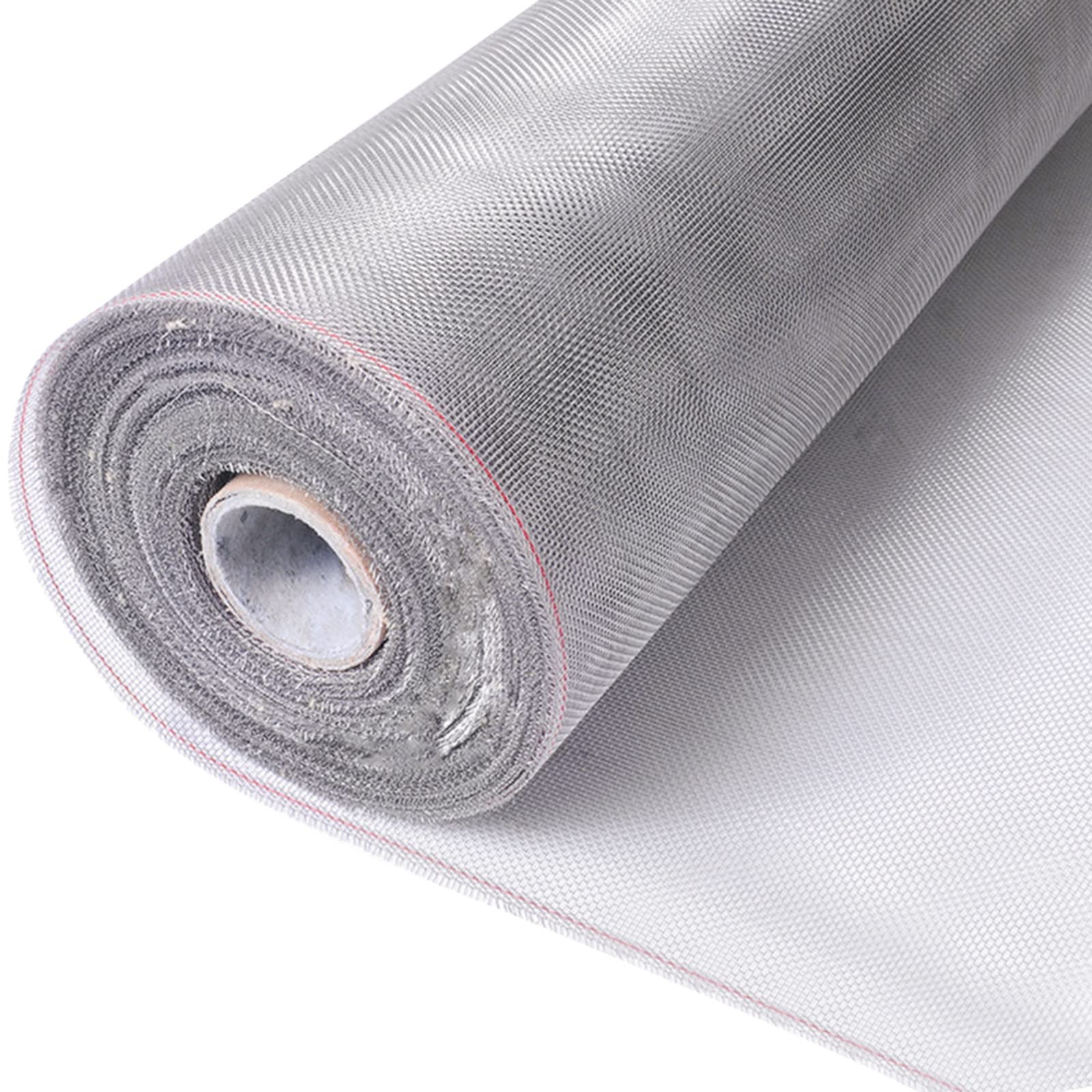 XBSXP DIY Adjustable 304 Stainless Steel Window Screen Replacement - Fireproof & Ventilation Mesh for Garden Safety | Perfect for Home, Patio, and Outdoor Security