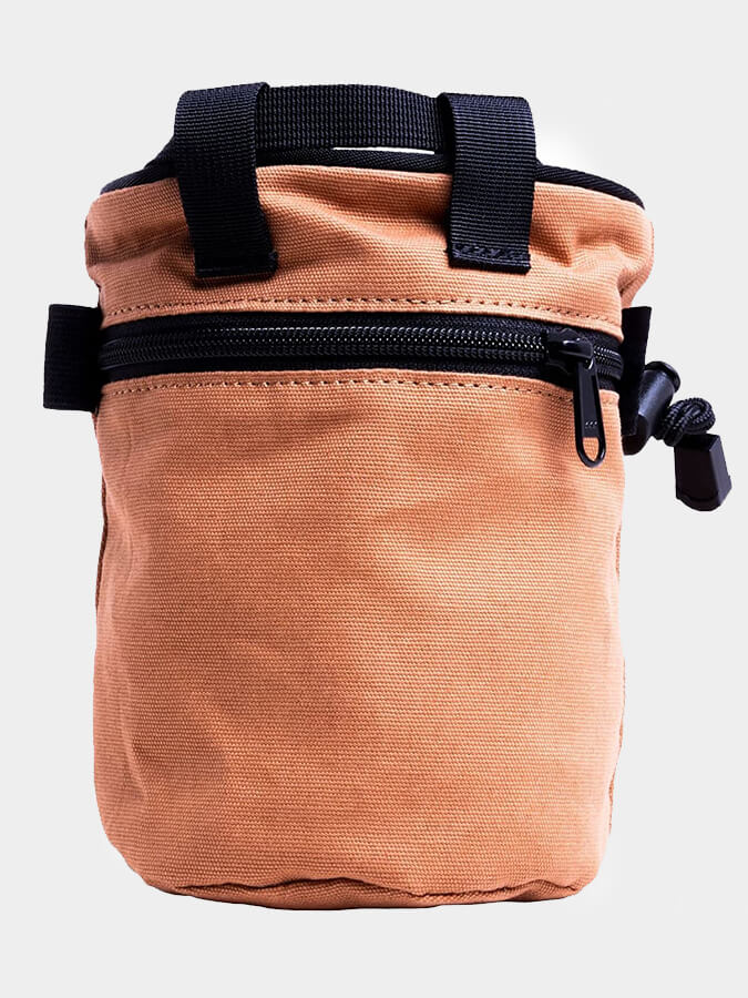 Evolv Canvas Chalk Bag for Rock Climbing & Bouldering - Lightweight Chalk Pouch with Belt Loop for Gym Training & Outdoor Adventures