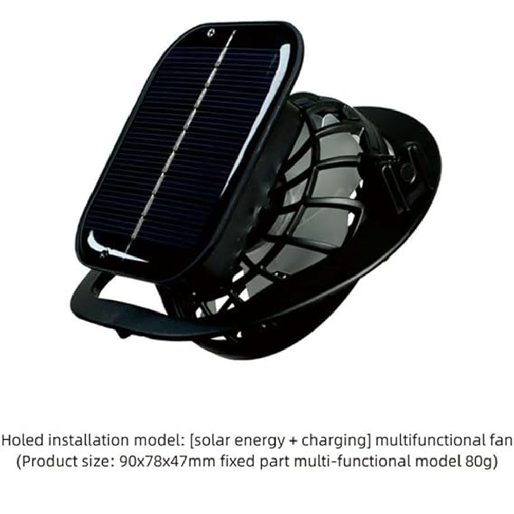 Solar Powered Wide Brim Sun Hat with Built-in Cooling Fan - UV Protection Outdoor Fishing Hat for Men - Perfect for Hiking, Beach, Gardening & Summer Activities