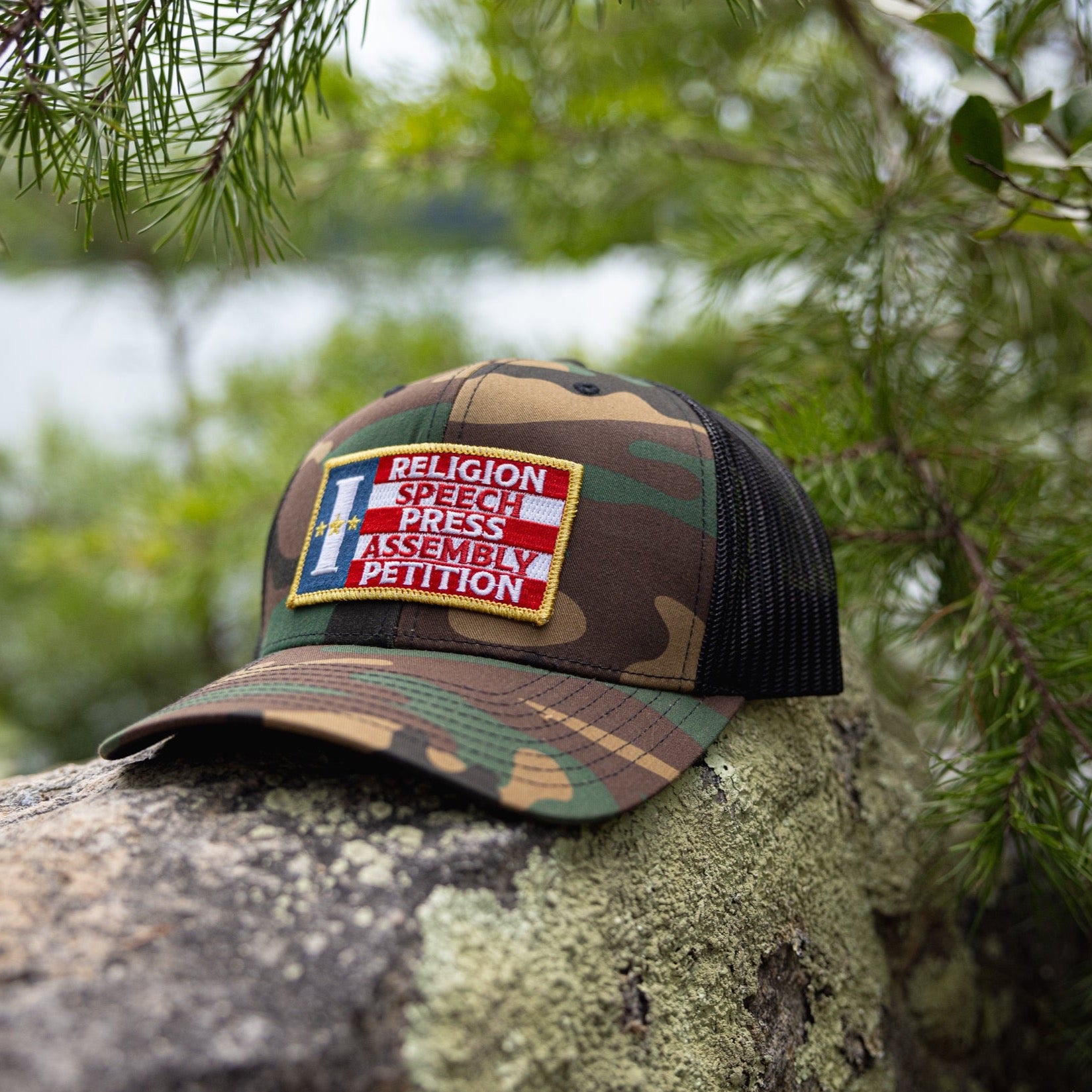 Bill of Rights Hats - Patriotic American Flag Baseball Caps for Men & Women - Perfect for 4th of July, Political Rallies & Freedom Celebrations