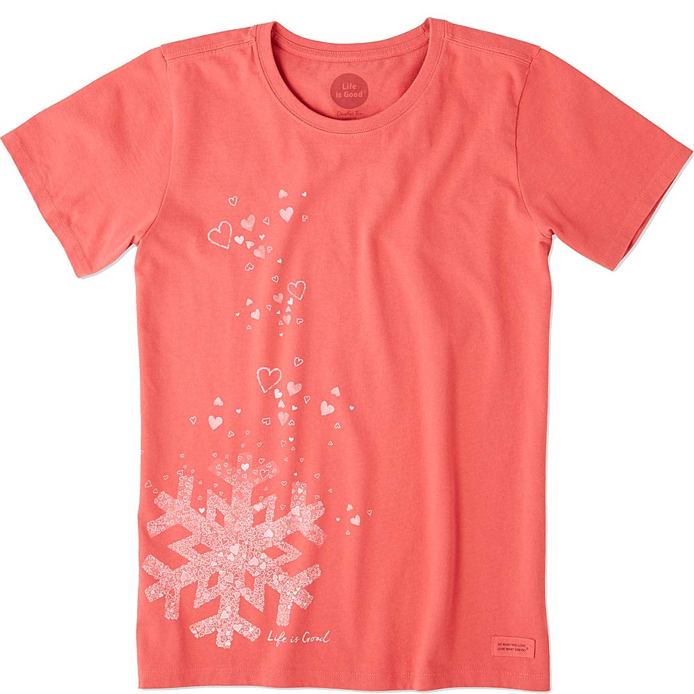 Life is Good Women's USA America Graphic T-Shirt - Crusher Collection | Comfortable Casual Wear for Everyday Outfits & Patriotic Events