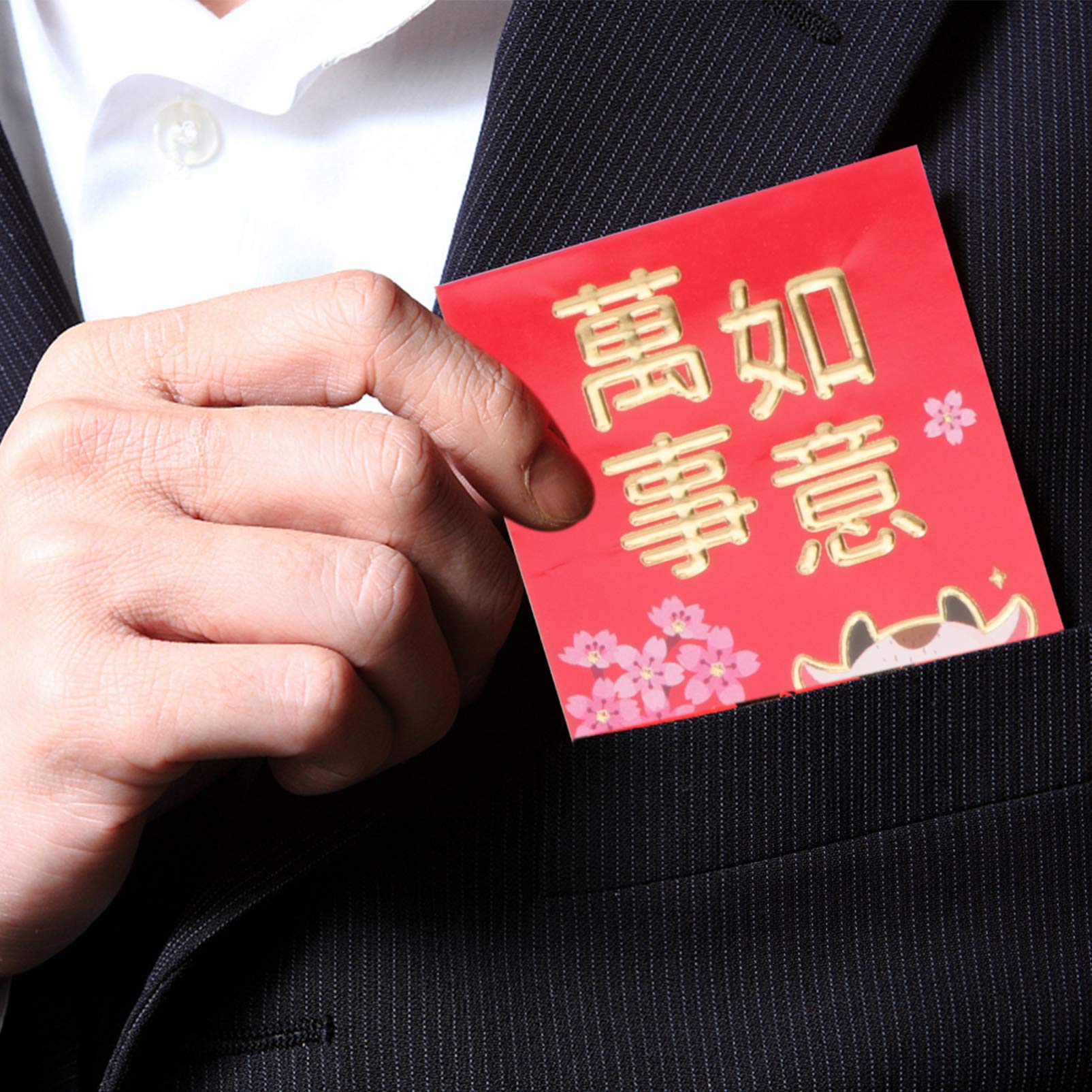 60Pcs 2021 Chinese New Year Red Envelopes - Ox Zodiac Lucky Money Packets, Hong Bao for Spring Festival Gifts, Chinese New Year Decorations (Random Styles) - Perfect for Lunar New Year Celebrations, Family Reunions and Blessing Ceremonies