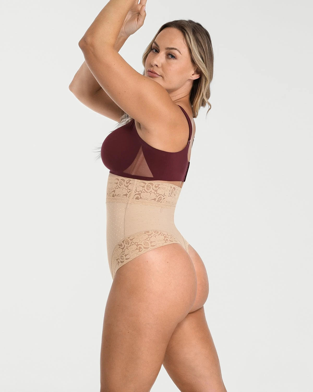 AirSlim® Mid Rise Polka Dot Shaping Panty - High Waist Tummy Control Underwear for Women | Perfect for Everyday Wear, Workouts & Special Occasions