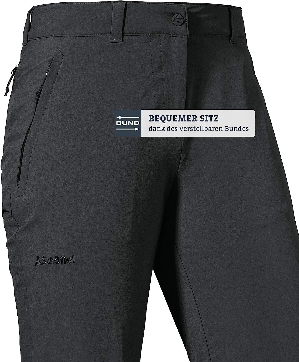 Schöffel Women's Engadin1 Zip-Off Convertible Hiking Pants - Lightweight Quick-Dry Outdoor Travel Pants for Hiking, Camping & Travel Adventures
