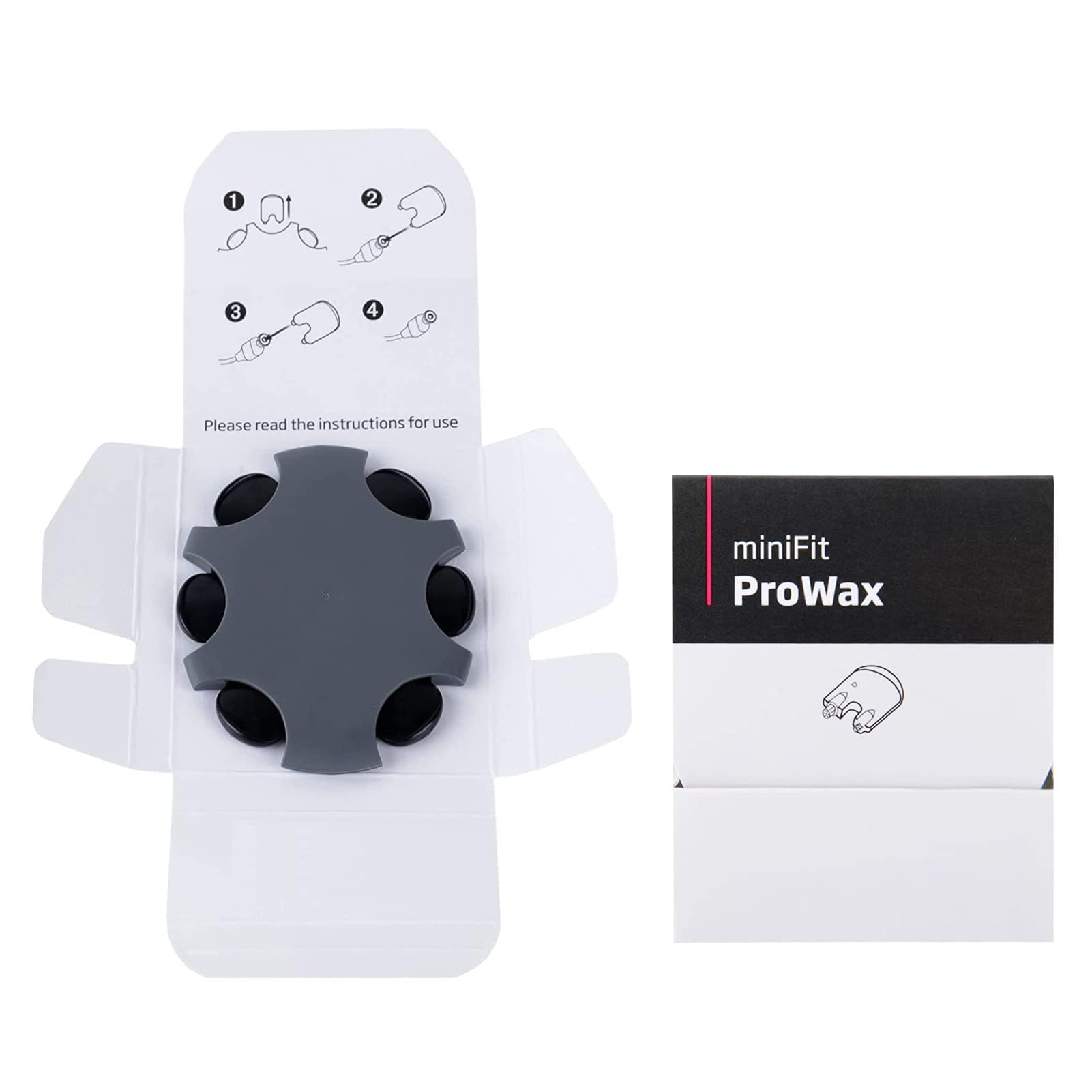 Oticon ProWax MiniFit Hearing Aid Wax Guards - Replacement Wax Filters for Oticon Hearing Aids (3 Packs/18 Pieces) - Prevent Earwax Buildup & Extend Hearing Aid Life