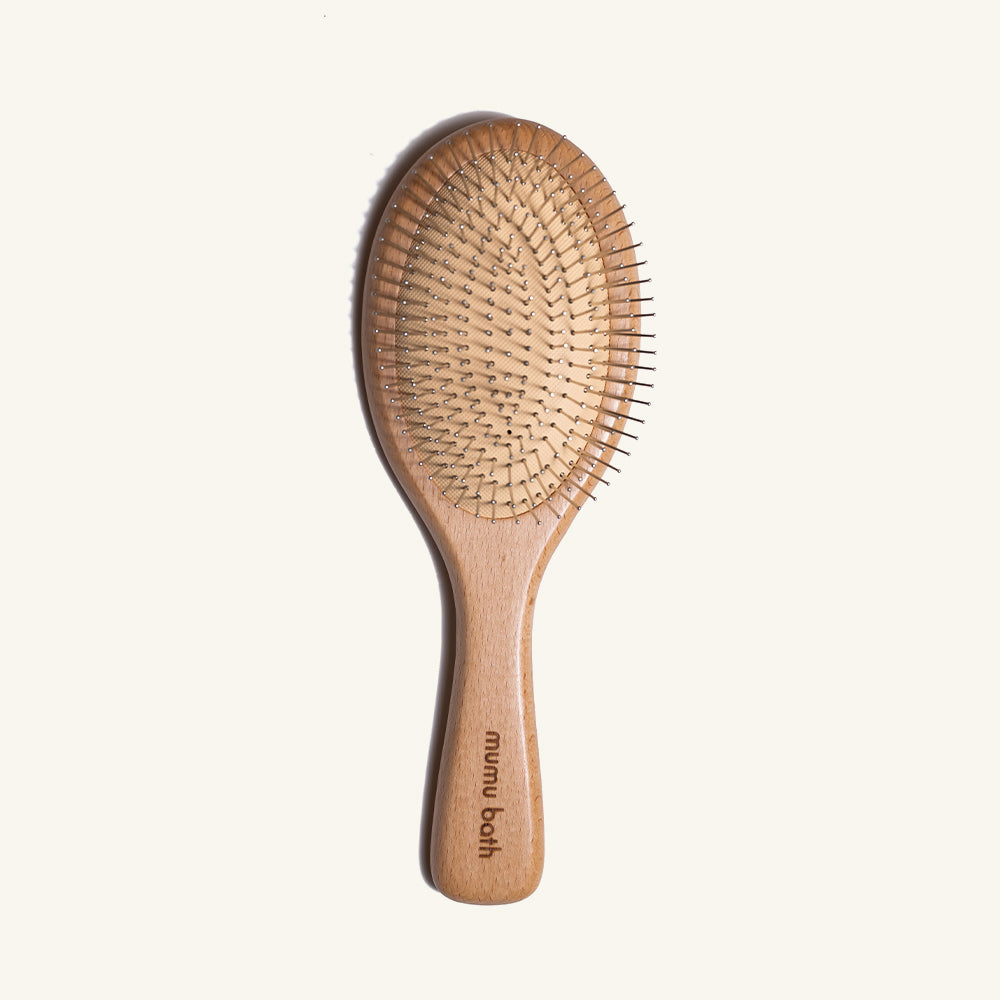 Tangle Free Bliss: Detangling Massage Bamboo Hair Brush for Smooth Hair & Scalp Care - Sustainable Wooden Hairbrush for Gentle Detangling & Scalp Massage - Perfect for Daily Hair Care & Relaxation at Home or Travel