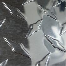 Aluminum Diamond Plate - Silver