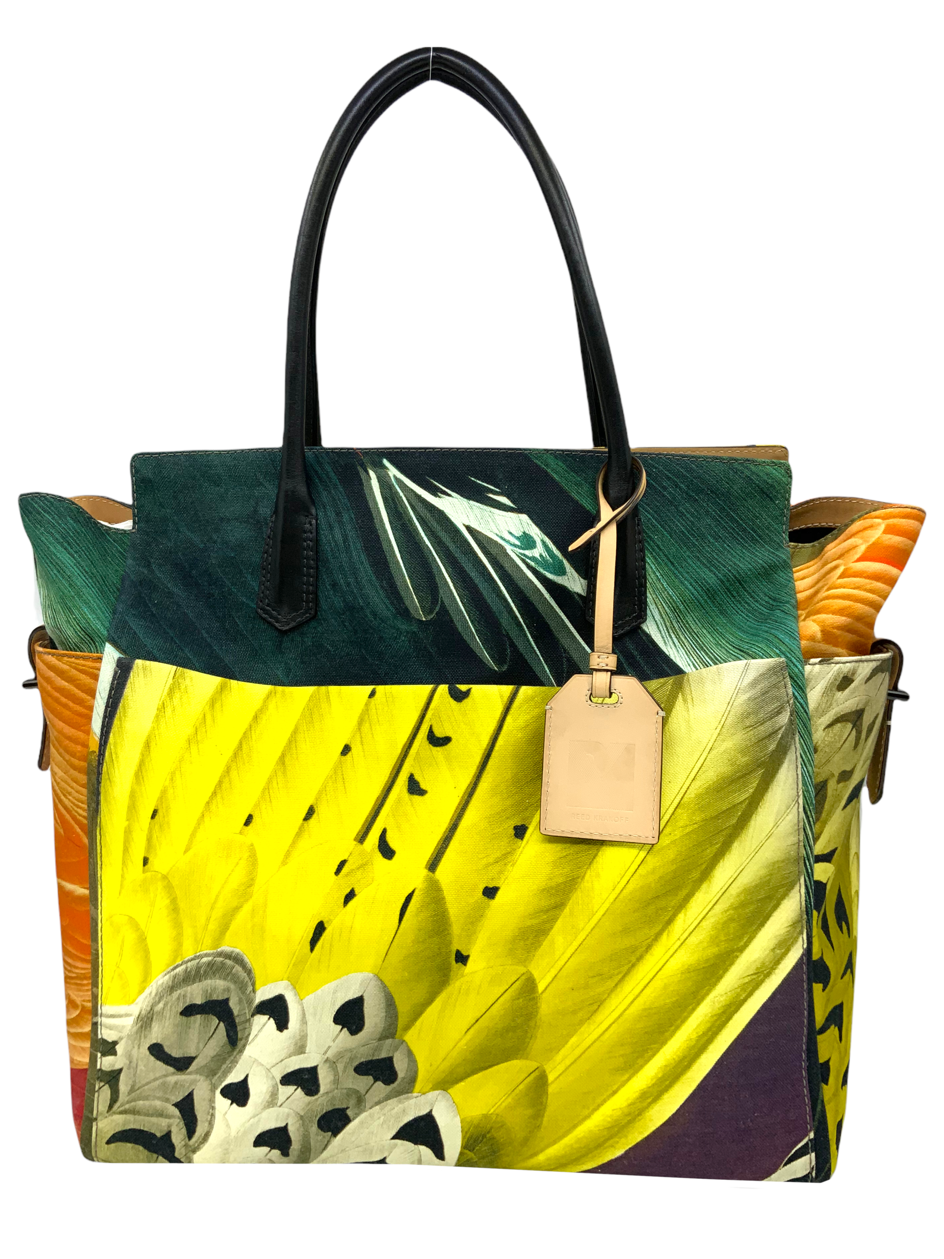 Reed Krakoff Extra Large Atlantique Tote Bag - Premium Leather Designer Handbag for Women - Perfect for Work, Travel & Everyday Use