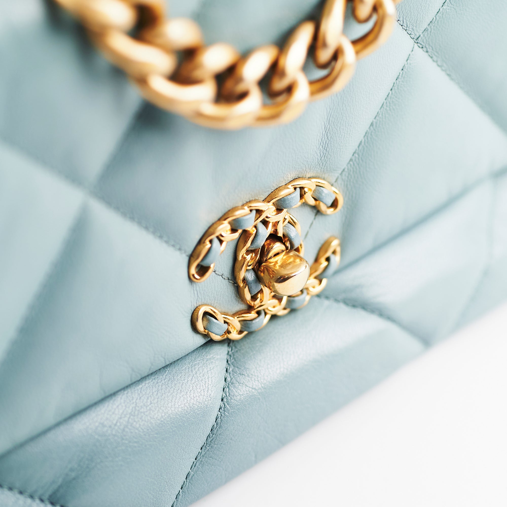 Chanel Small 19 Handbag in Blue - Luxury Designer Crossbody Bag for Women | Perfect for Date Night, Parties & Special Occasions