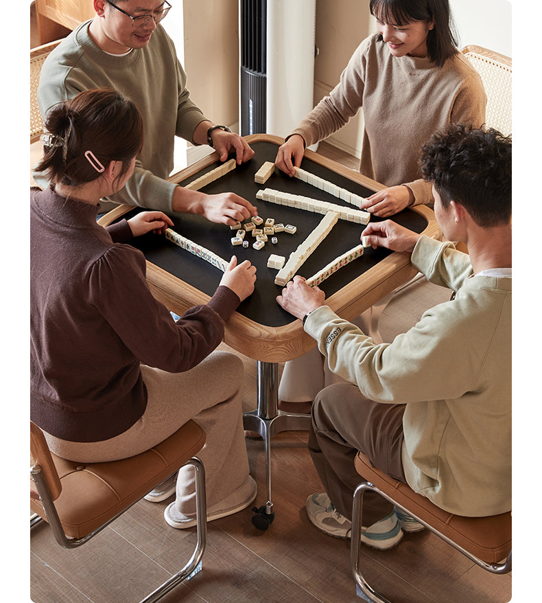 Solid Oak Lift-Top Coffee Table with Storage - Modern Square Movable Design for Living Room, Home Office & Small Spaces