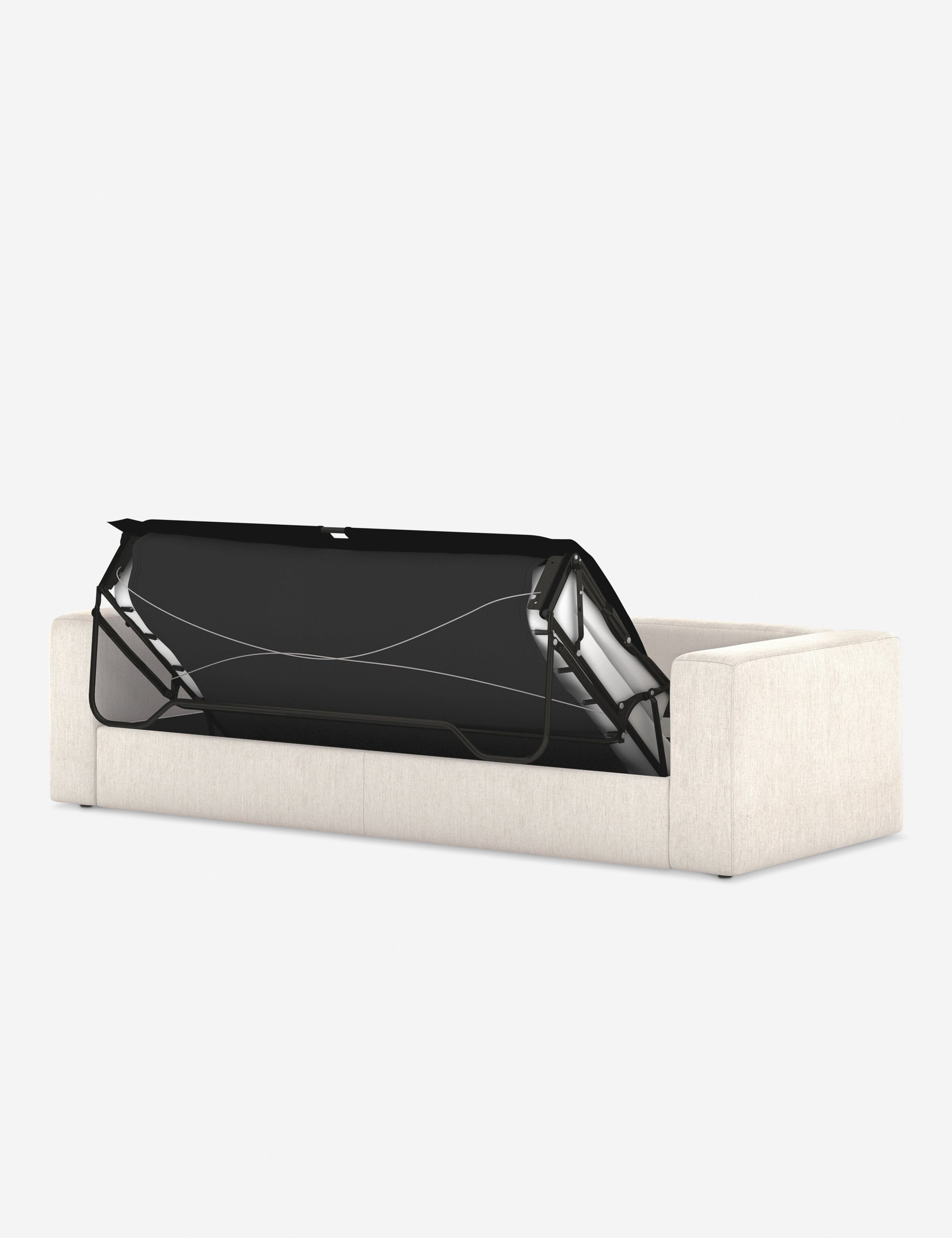 Cresswell Sleeper Sofa - Convertible Sofa Bed with Memory Foam Mattress for Small Spaces - Perfect for Guest Rooms, Apartments & Home Offices