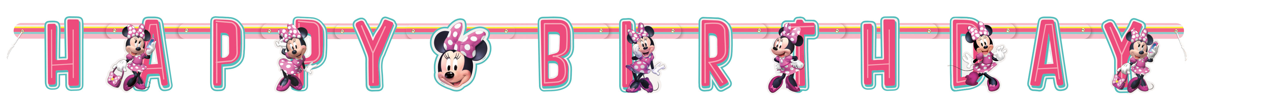 Minnie Mouse Large Joint Banner - Perfect for Disney Themed Parties, Room Decor, and Celebrations