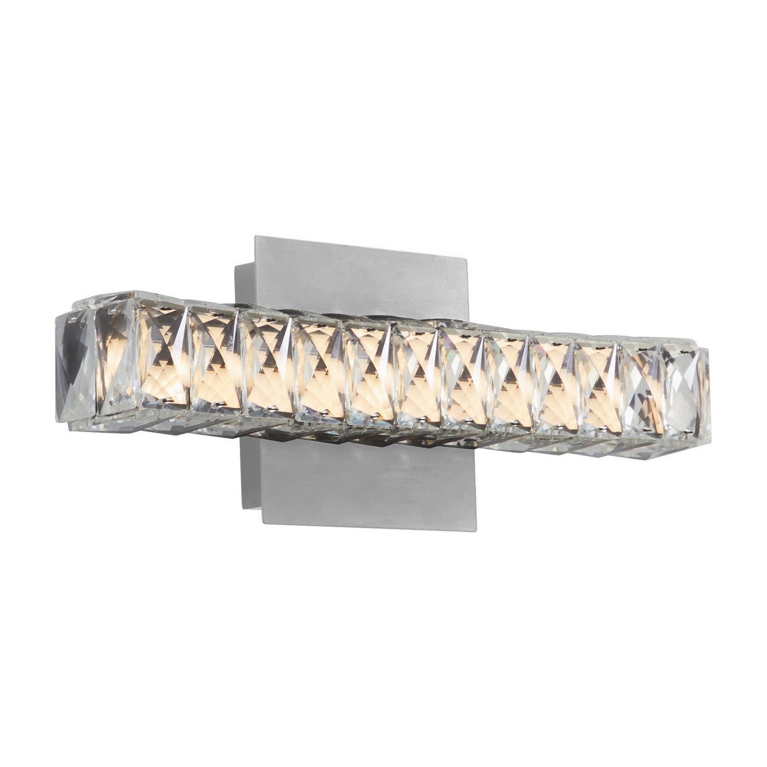 Oxygen Elan 3 572 24 Inch Modern LED Wall Sconce Light Fixture in Satin Nickel - Perfect for Bedroom, Hallway, and Living Room Lighting