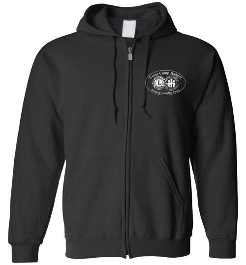 Lions Camp Badger 2-Sided Zip Hoodie for Men & Women | Reversible Full-Zip Pullover Jacket | Outdoor Hiking, Camping & Casual Wear