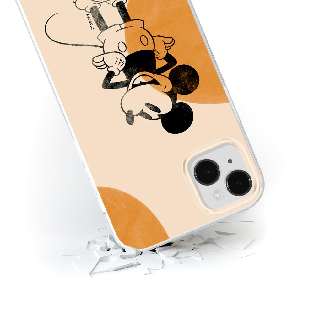 Original & Officially Licensed Disney Mickey Mouse iPhone 14 Case - Shockproof TPU Phone Cover with Precise Fit - Perfect for Everyday Use, Travel & Disney Fans