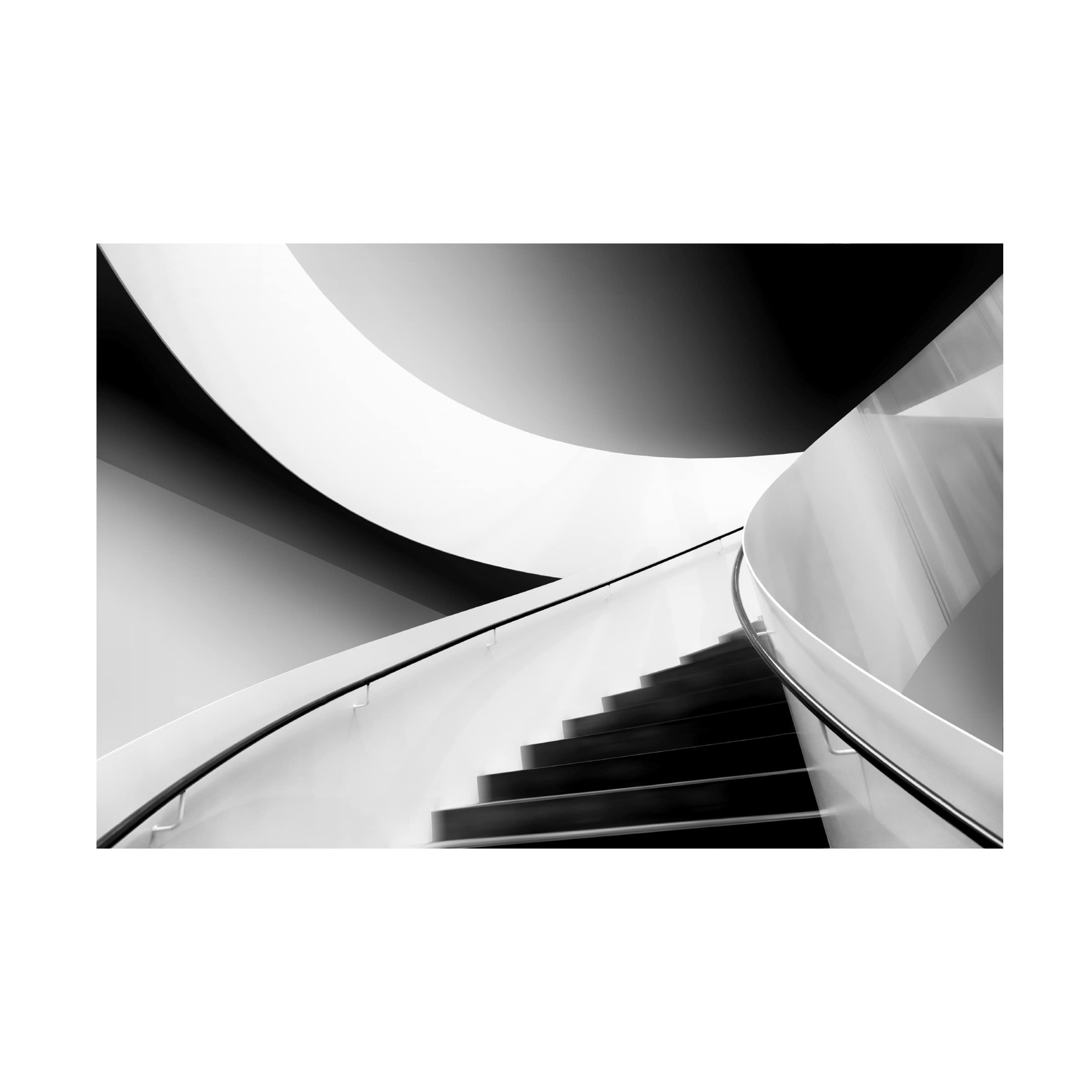 Trademark Fine Art 'Around The Stairs' Canvas Wall Art by Greetje van Son - Modern Home Decor for Living Room, Bedroom & Office