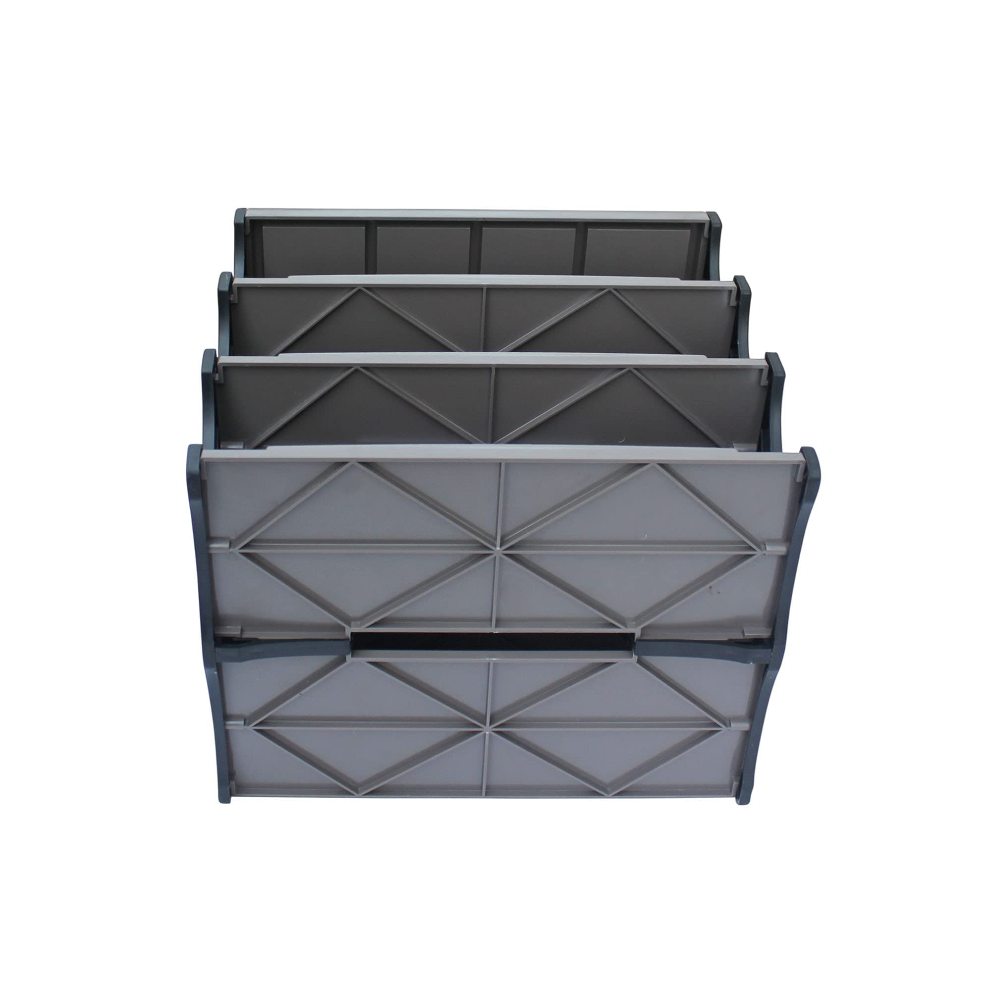 Portable Hardware Organizer with Handle - Stackable Screw and Nail Storage Caddy - Holds 12 Standard 1lb Boxes of Screws, Nails & Fasteners - Durable Workbench Organizer Bins for Garage, Workshop & DIY Projects