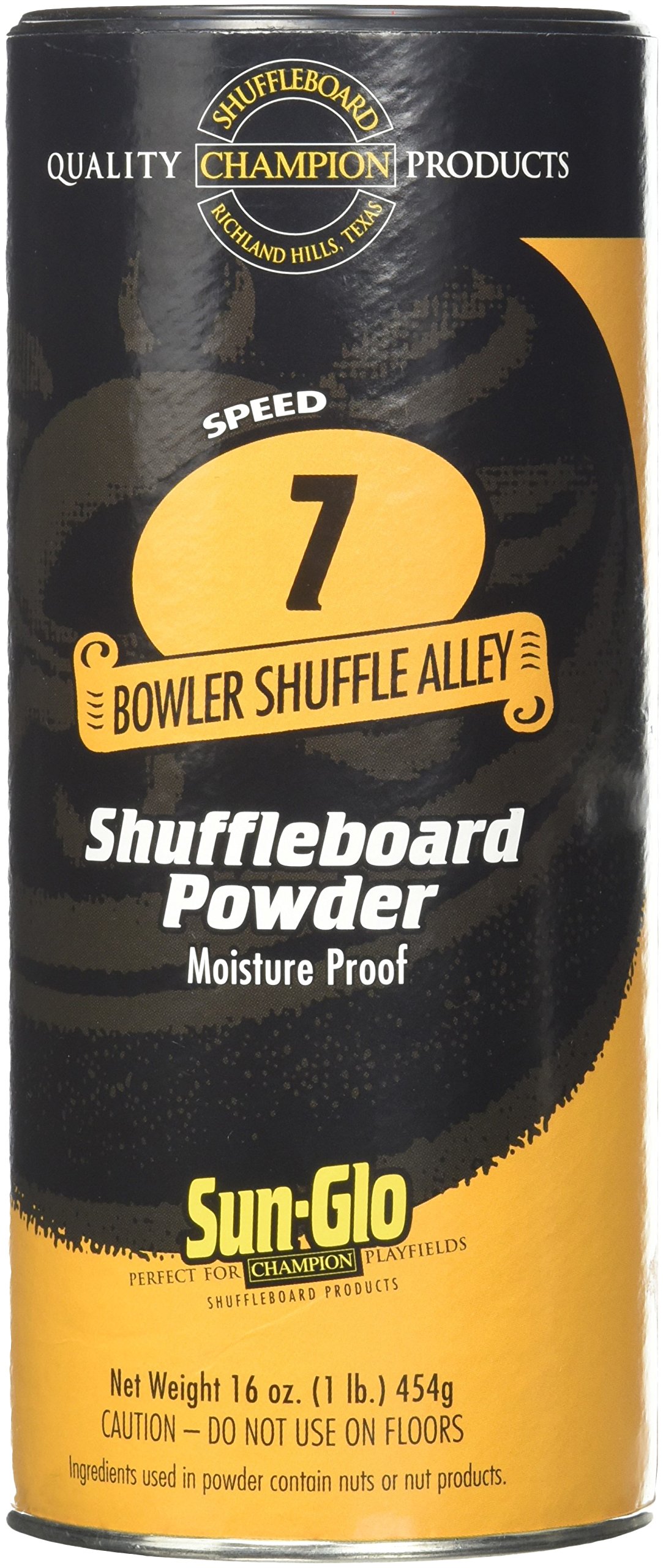 Premium Shuffleboard Powder Wax - 16oz Silicone-Based Fast Glide Wax for Table Shuffleboard - Ideal for Home Game Rooms, Bars, and Tournaments