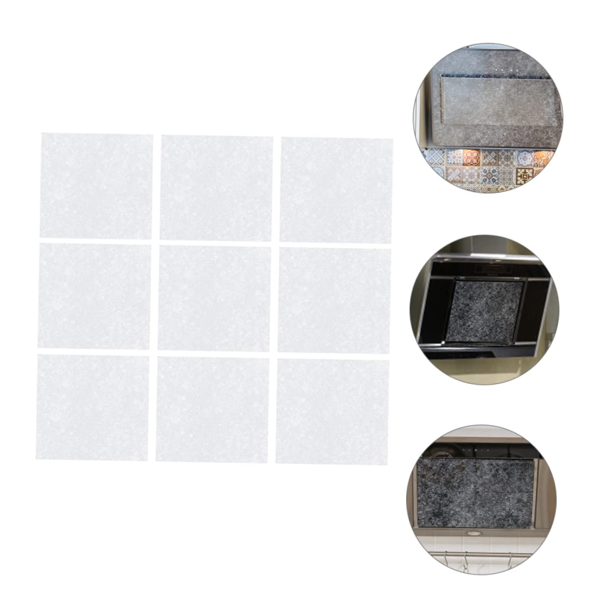 Lurrose 36-Pack Range Hood Filters - Oil Proof Non-Woven Fabric Kitchen Grease Filters, No-Clean White Cooking Paper for Stove & Range Hood Protection (Perfect for Home Kitchens & Restaurant Use)