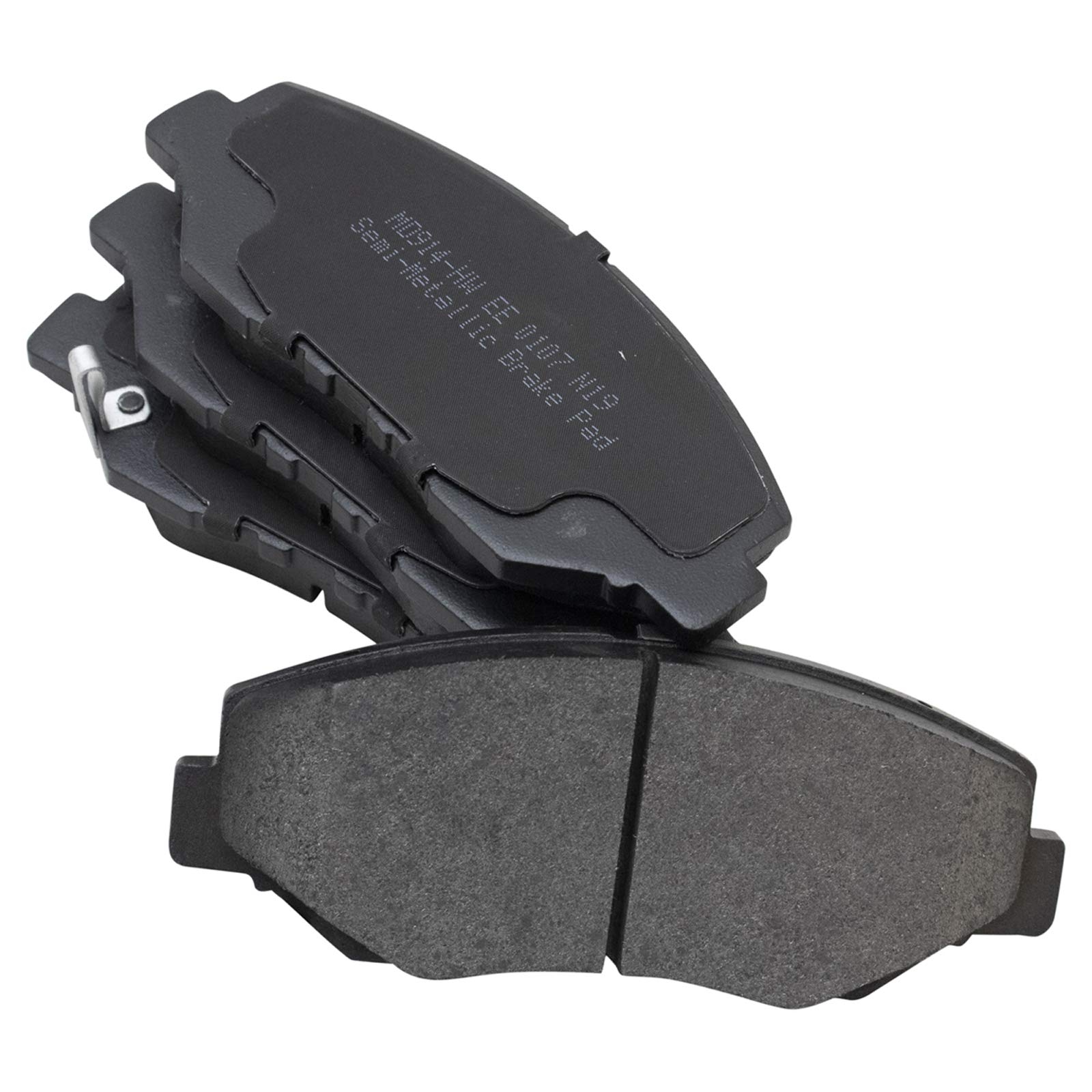 TRQ Front Performance Brake Pad & Rotor Kit - Semi-Metallic Vented Premium G-Coated Brake Caliper Set - Compatible with 2003-2011 Honda Element - Perfect for Daily Commuting, Off-Roading & Heavy-Duty Performance Driving