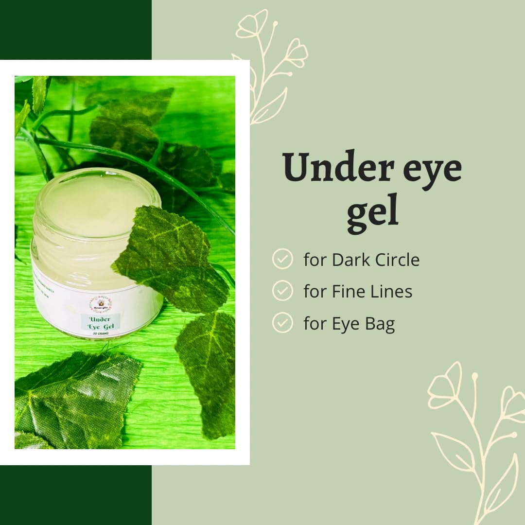 Best Under Eye Gel for Dark Circles & Puffiness - Hydrating & Cooling Eye Treatment for Wrinkles & Bags - Perfect for Morning Routine & Travel Skincare
