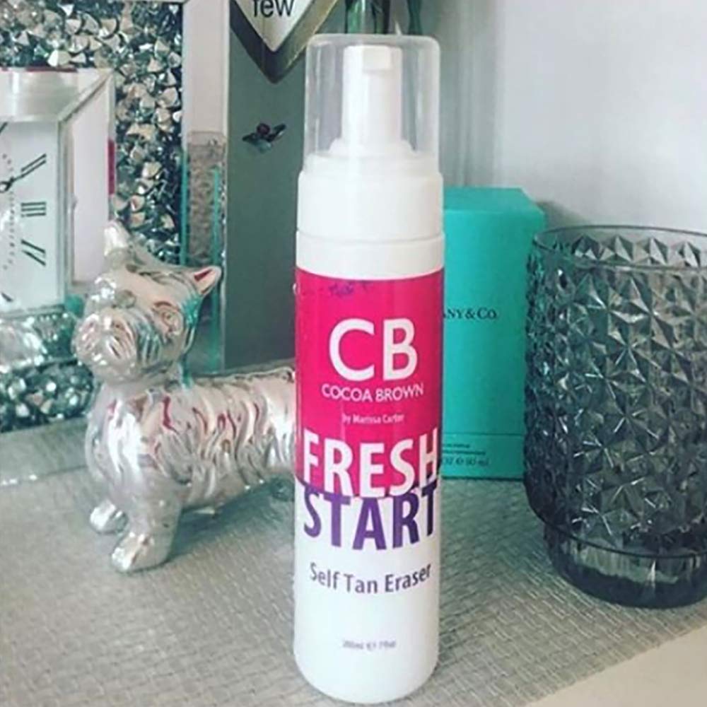 Cocoa Brown Fresh Start Self Tan Eraser - Fast Acting Tan Remover - Remove Fake Tan in 5 Minutes (7 oz) - Perfect for Pre-Tan Prep & Post-Tan Correction