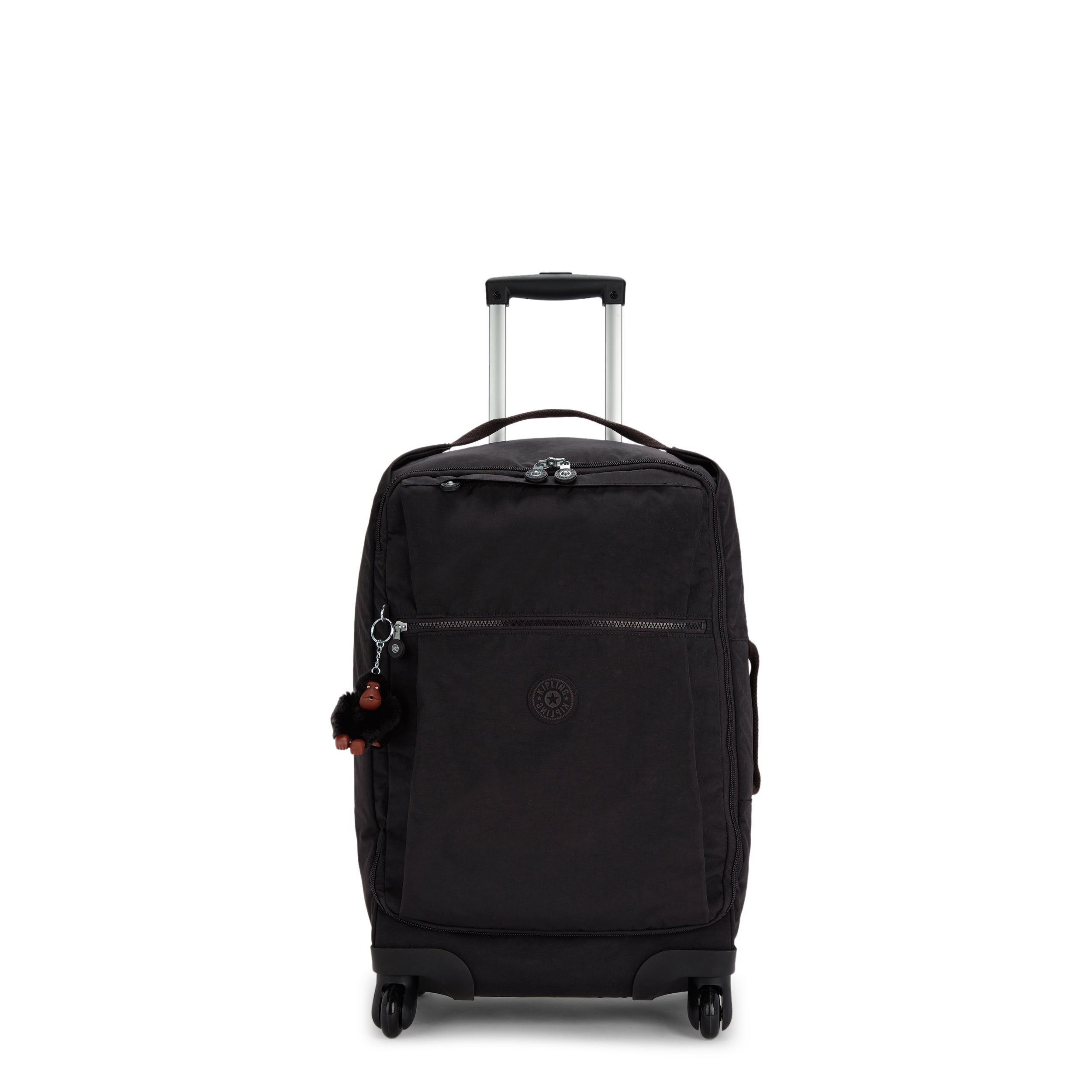 Kipling Darcey Small Carry On Rolling Luggage - Lightweight Expandable Suitcase with Spinner Wheels, Black Tonal | Perfect for Business Travel & Weekend Getaways