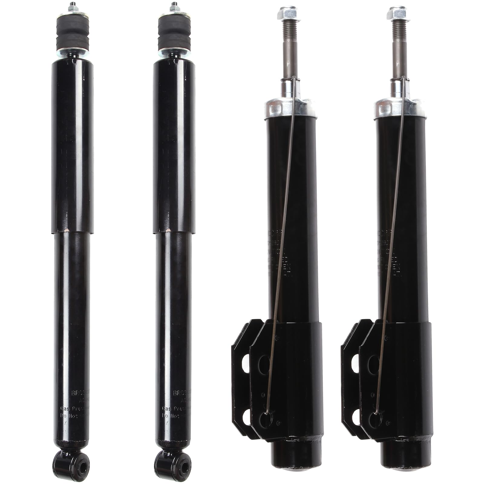SCITOO Complete Shock Absorber Kit for Ford Mustang 1987-1993 - Front & Rear Struts, Shocks, Amortiguadores - Perfect for Street Performance & Classic Car Restoration