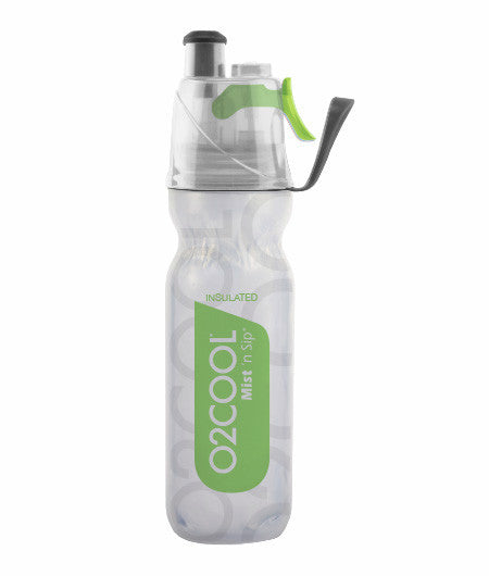 O2COOL ArcticSqueeze® Insulated Mist 'N Sip 18oz Water Bottle - Leakproof, BPA-Free, Double-Wall Vacuum Insulation for Hot & Cold Drinks - Perfect for Hiking, Gym, Travel, and Outdoor Activities