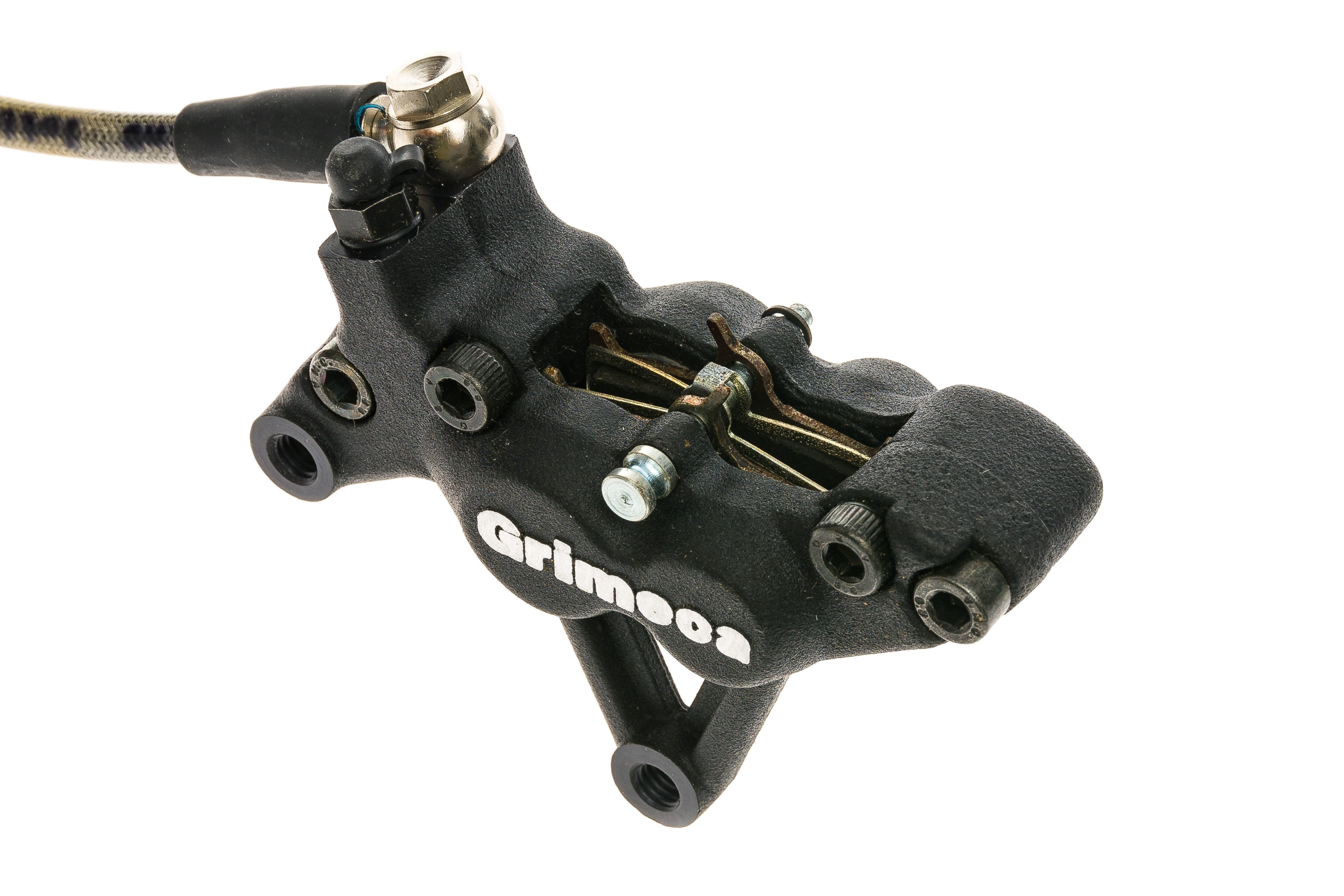 Bassano Grimeca Hydraulic Disc Brake - Right/Rear Black - Perfect for Mountain Bikes, Road Bikes & E-Bikes