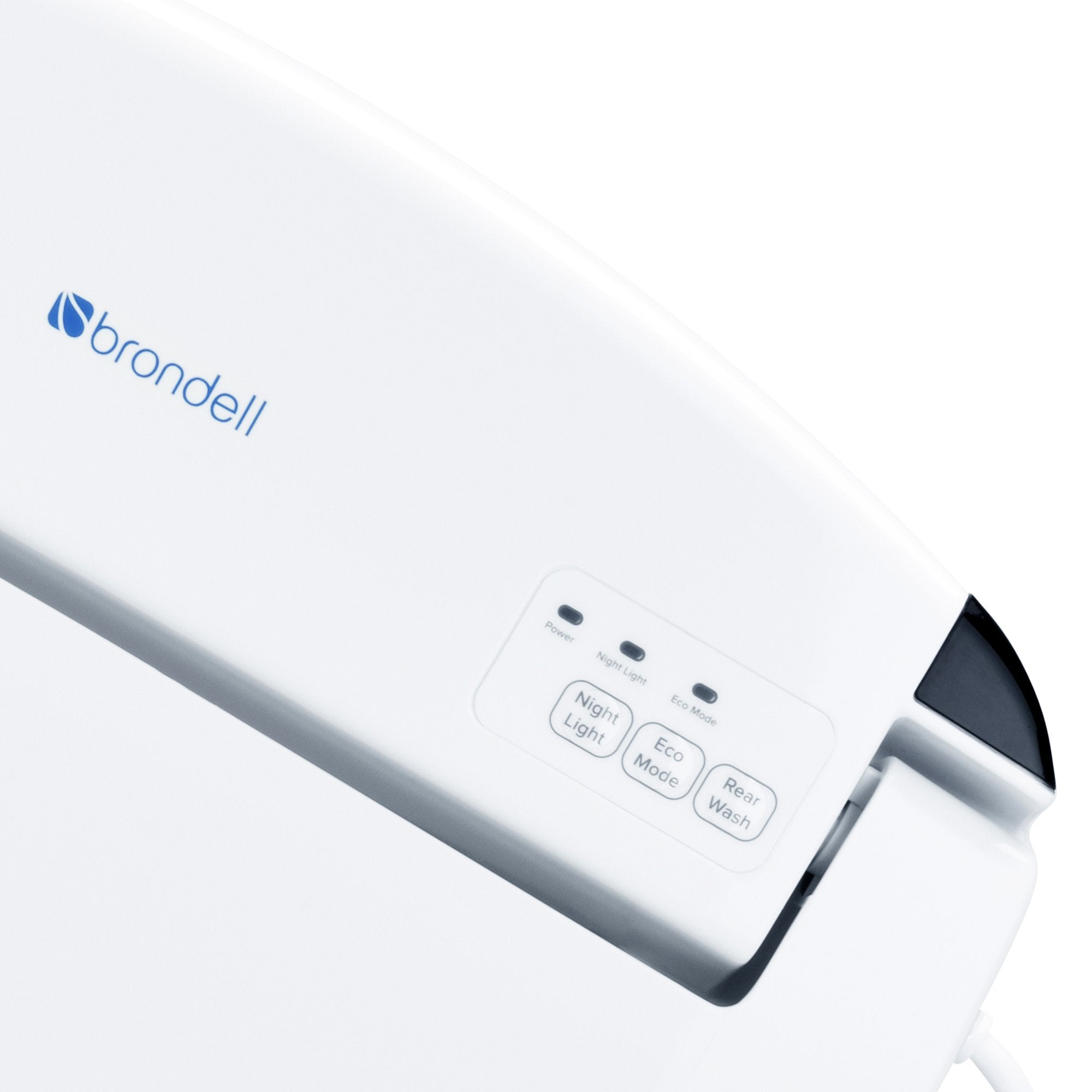 Brondell Swash DS725 Advanced Bidet Toilet Seat with Warm Water Wash, Heated Seat & Air Dryer - Perfect for Bathroom Upgrade & Luxury Comfort