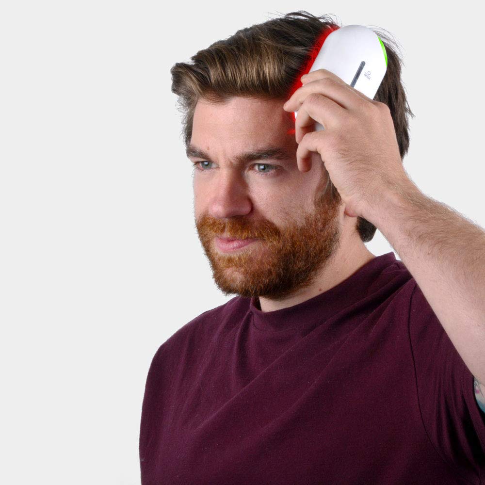 Collagenius Hair Growth Laser Comb for Women & Men - USB Rechargeable with UK Plug, 2 Hours Runtime per Charge - 1 Year Warranty - Effective Hair Regrowth Treatment for Thinning Hair & Baldness - Use at Home for Daily Scalp Therapy & Hair Care Routine
