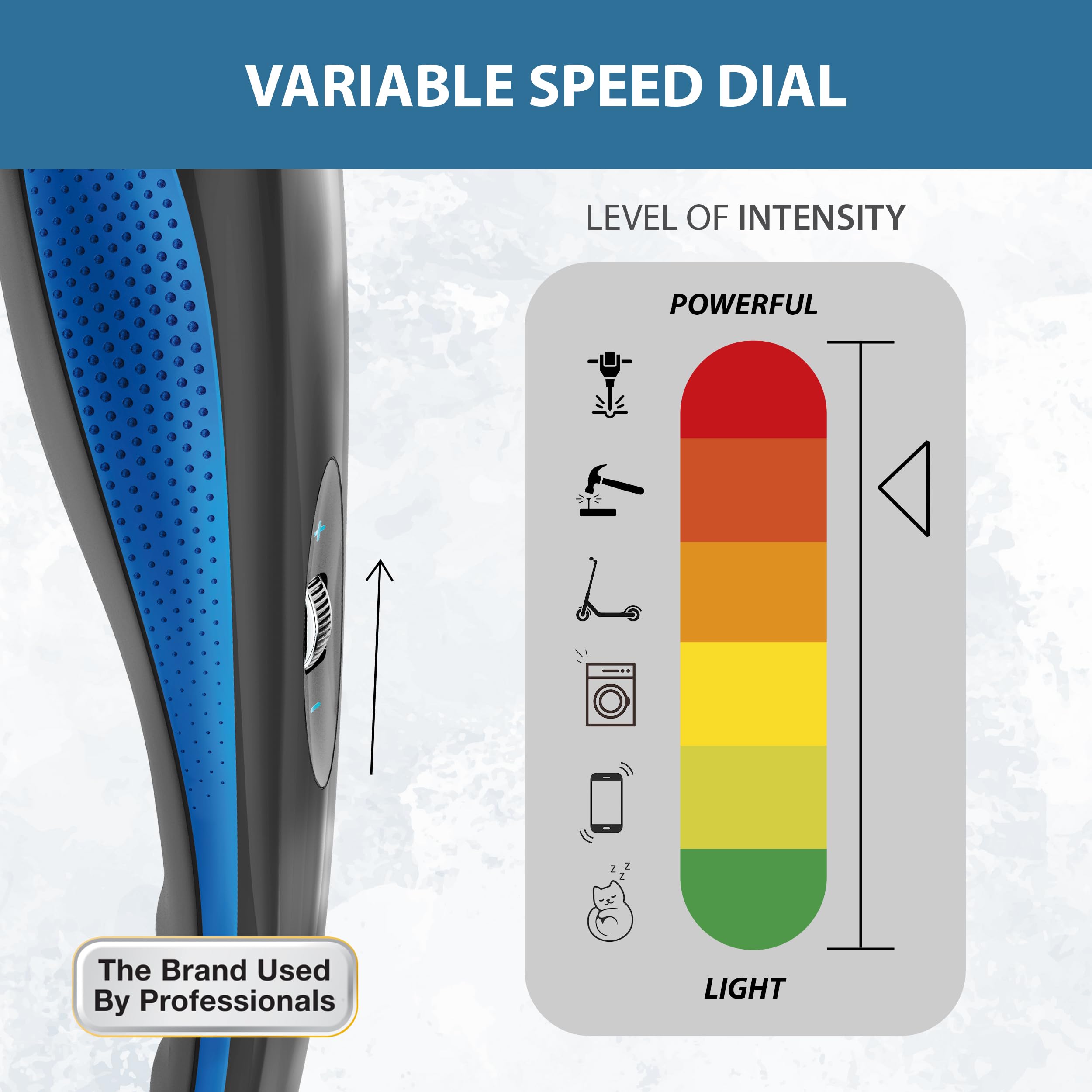 Wahl Lithium Ion Cordless Deep Tissue Massager for Muscle, Back, Neck & Shoulder Pain Relief - Handheld Percussion Therapy Device - FSA Eligible - Model 4232 - Perfect for Home Use, Office Relaxation & Post-Workout Recovery