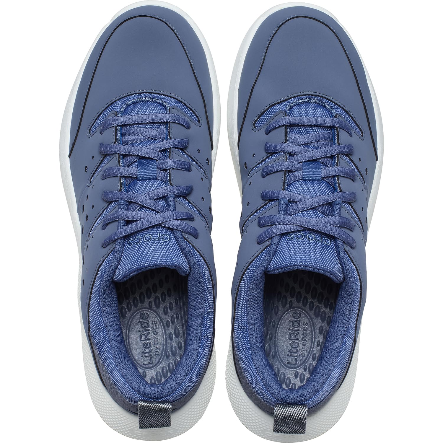 Crocs Men's On The Clock Slip Resistant Work Sneakers - Non-Slip Comfort Shoes for Restaurant, Hospital & Service Industry Professionals