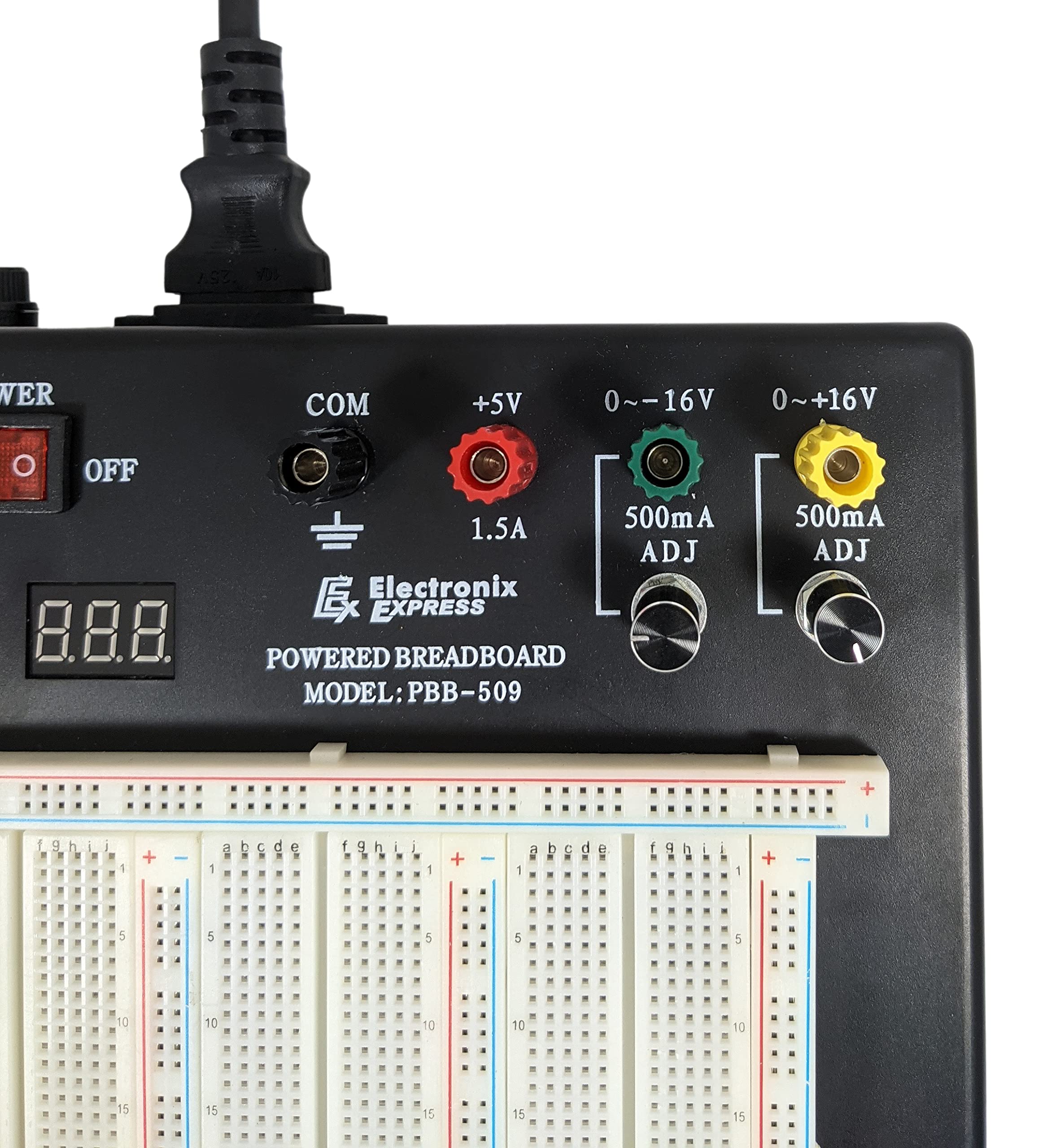 2390 Tie Points Solderless Breadboard Kit with 3 Regulated Power Supplies & 2 LED Voltmeters - Perfect for Electronics Prototyping, Arduino Projects, and STEM Education