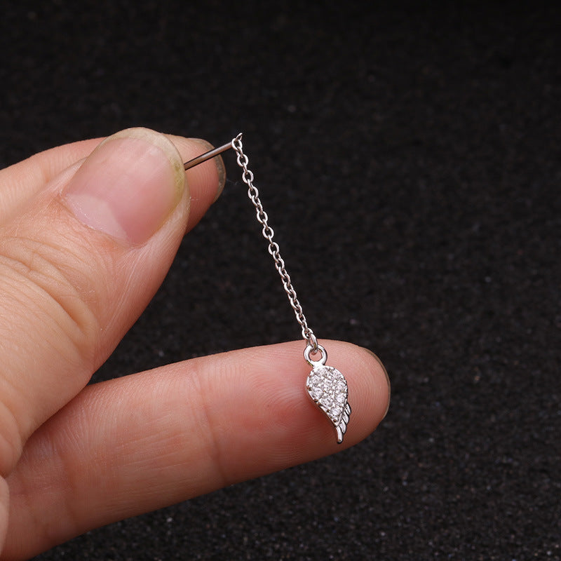 20G Starfish Dangle Stud Earrings for Second Hole Piercing | HSPJ1925 | Perfect for Cartilage, Helix, and Lobe Piercings