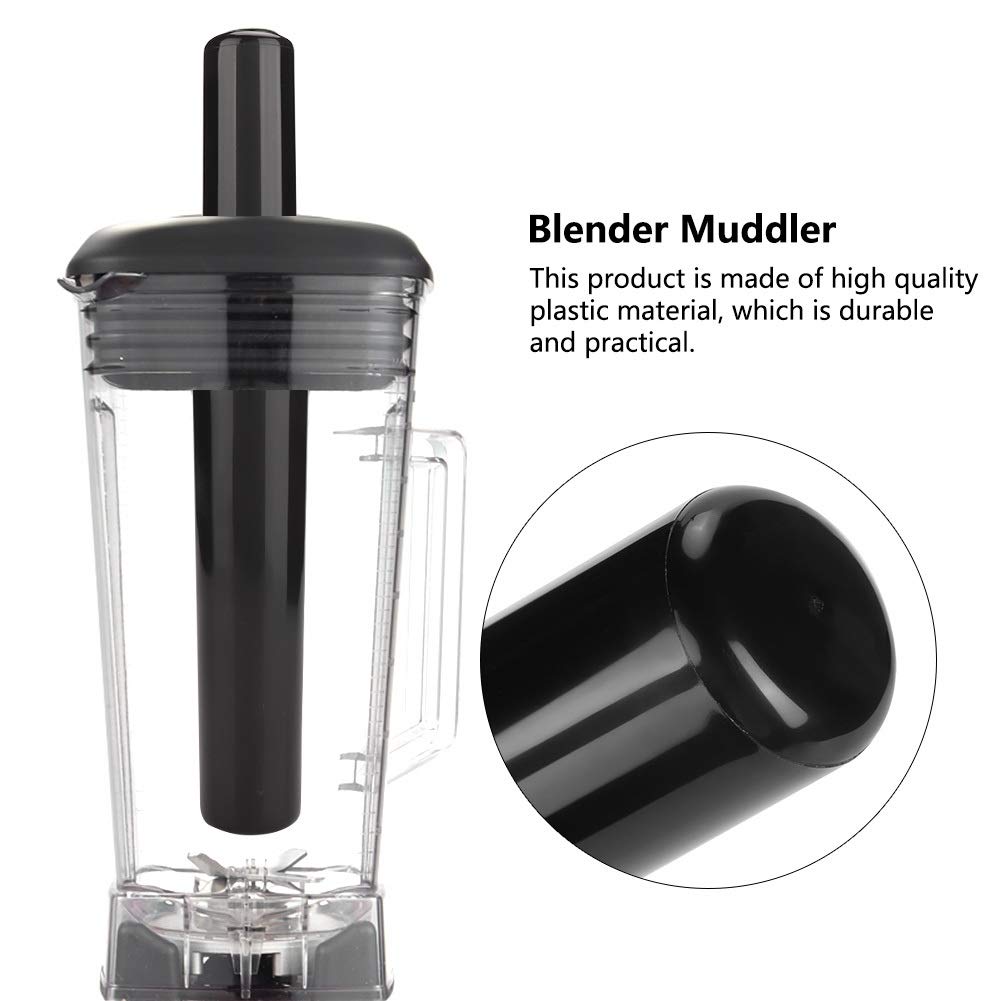 Blender Tamper Replacement Tool - 24 x 3.2 cm Plastic Muddler for Standard 64oz Blenders | Exact Fit Cooking Machine Accessory | Perfect for Smoothies, Sauces & Food Prep