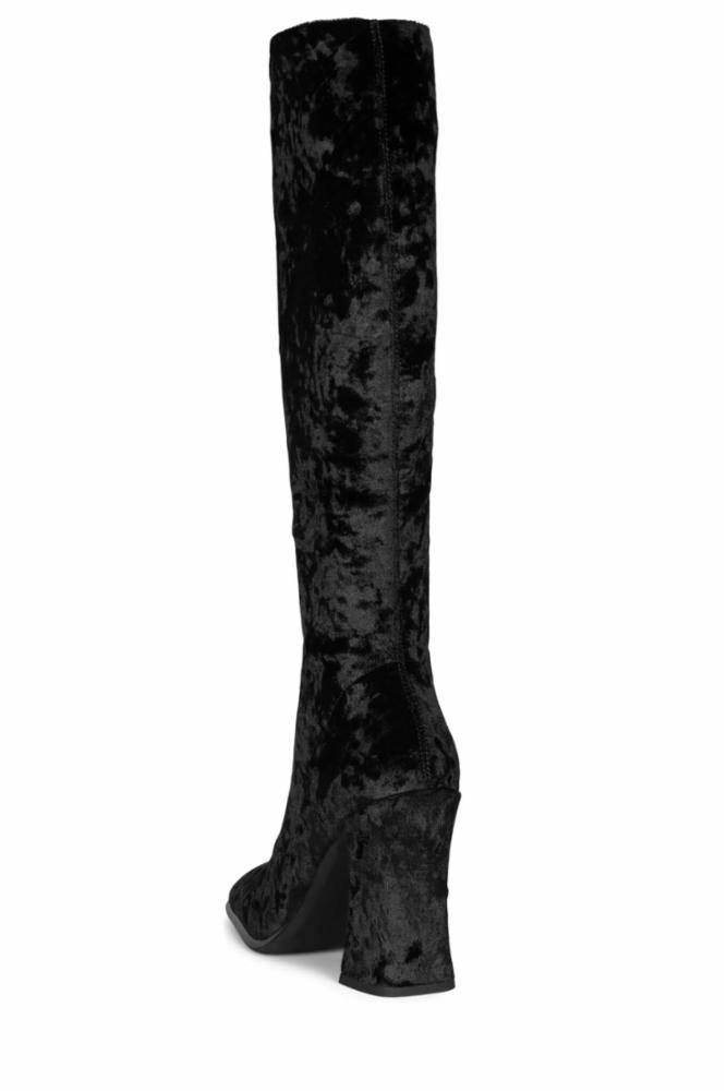 Jeffrey Campbell Women's Naissance Black M Platform Boots - Stylish & Comfortable for Night Out, Party & Casual Wear
