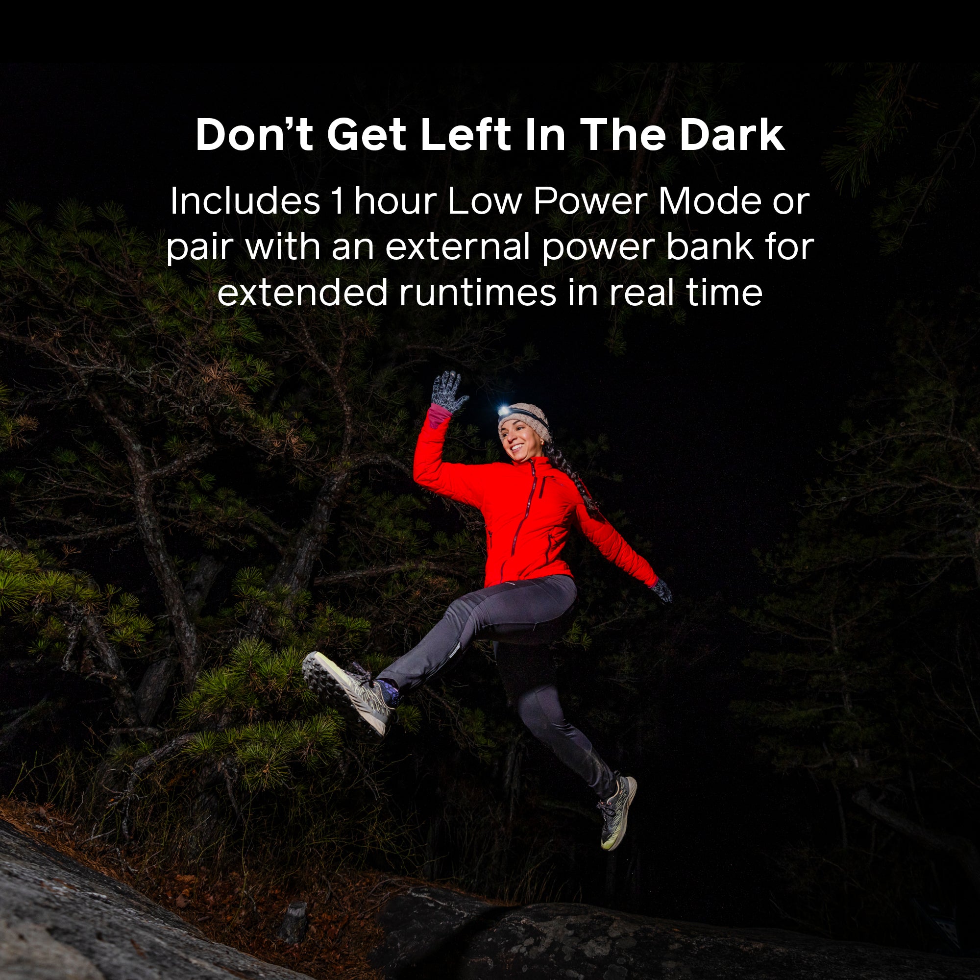 Dash 450 Headlamp Crew Kit - Professional LED Headlight for Camping, Hiking, Running & Outdoor Adventures - Waterproof & Rechargeable Work Light for Construction, Fishing, Night Activities