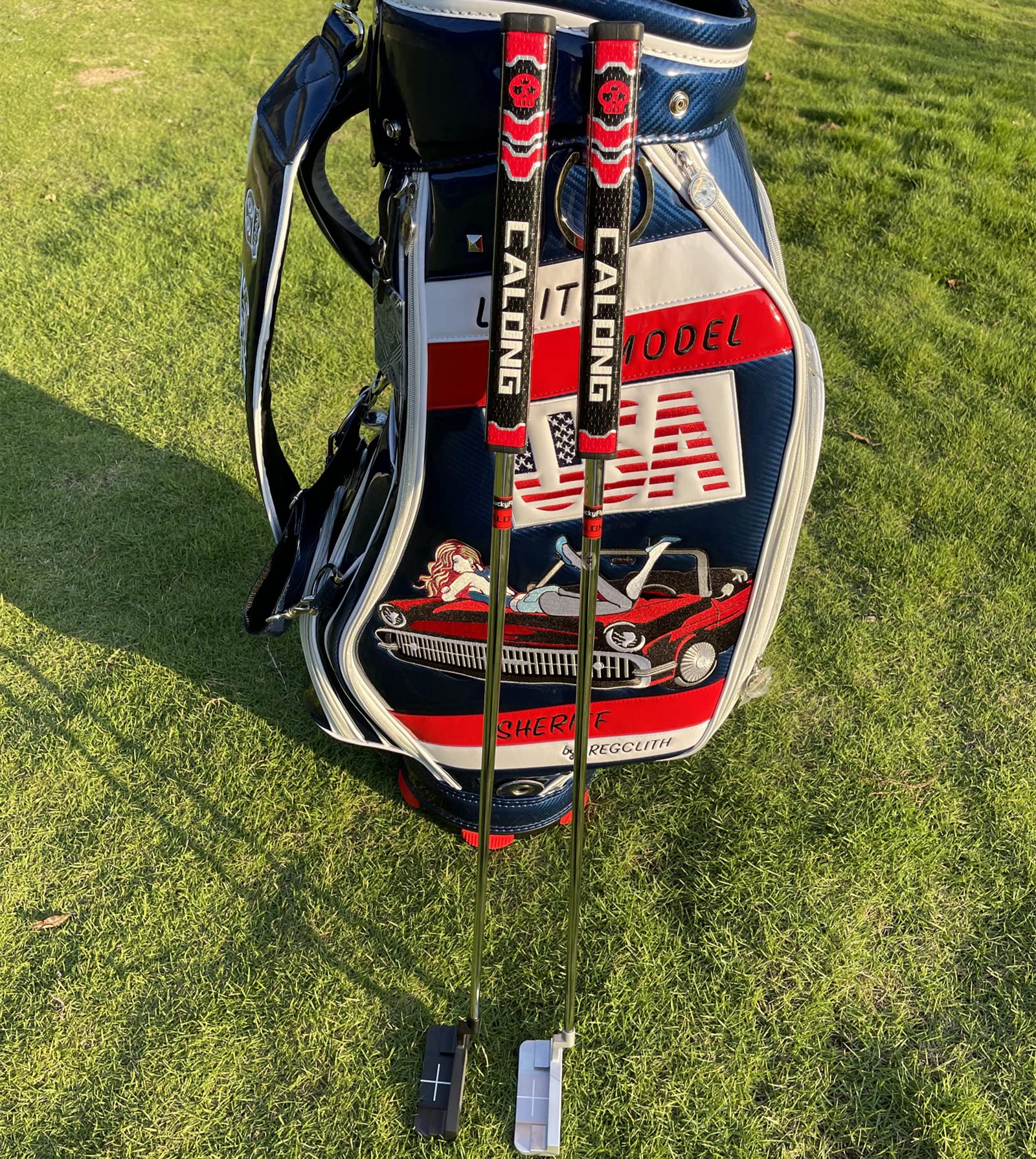 Premium Super GSS Golf Putter - 303 Stainless Steel 375g CNC Milled Right-Handed Skull Design Putter with Headcover - Perfect for Golf Enthusiasts & Tournament Play