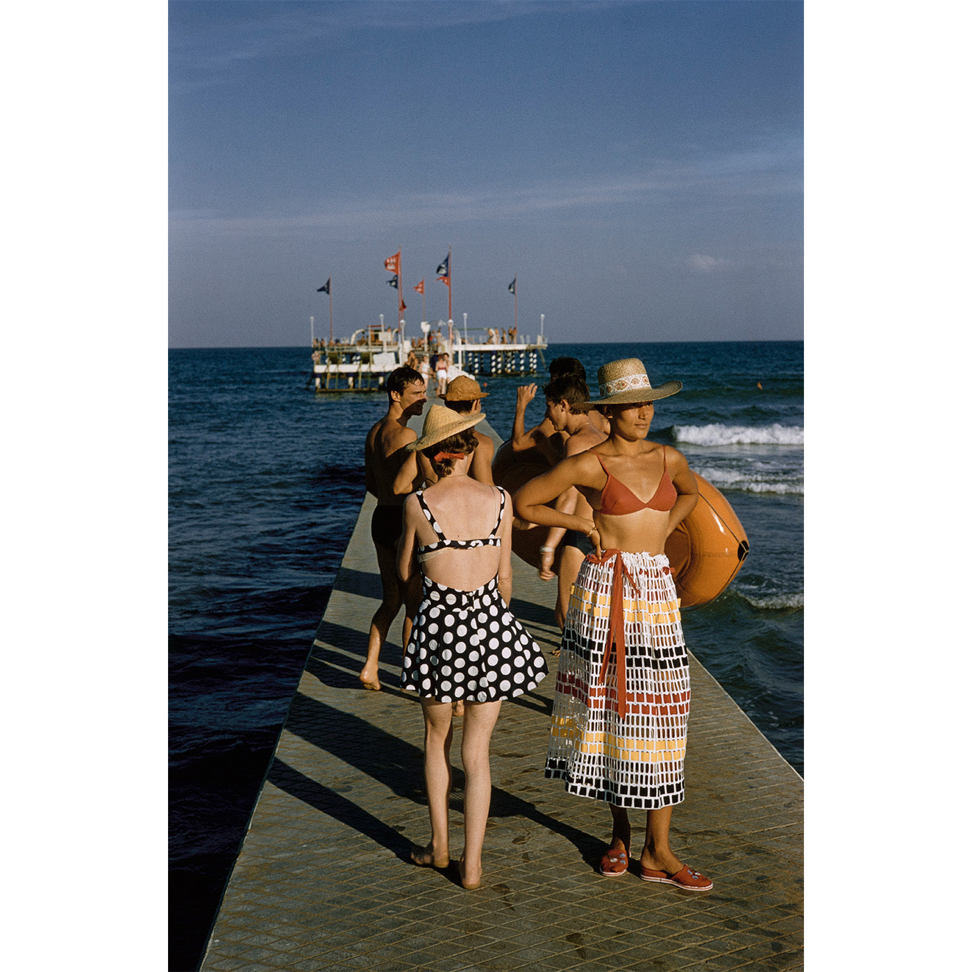 Slim Aarons Lido Life Vintage Beach Photography Print - Perfect for Home Decor, Office Wall Art & Coastal Living Room Aesthetics