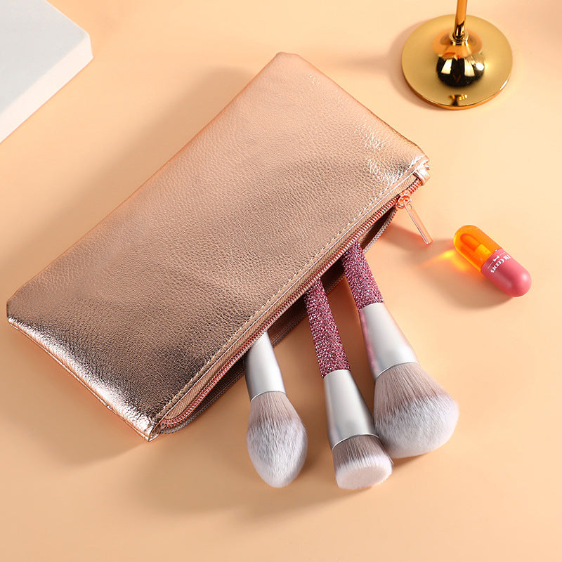 Premium Diamond-Encrusted Makeup Brush Set - Ultra Soft Bristles for Flawless Foundation & Blending - Perfect for Professional Makeup Artists & Home Beauty Routines