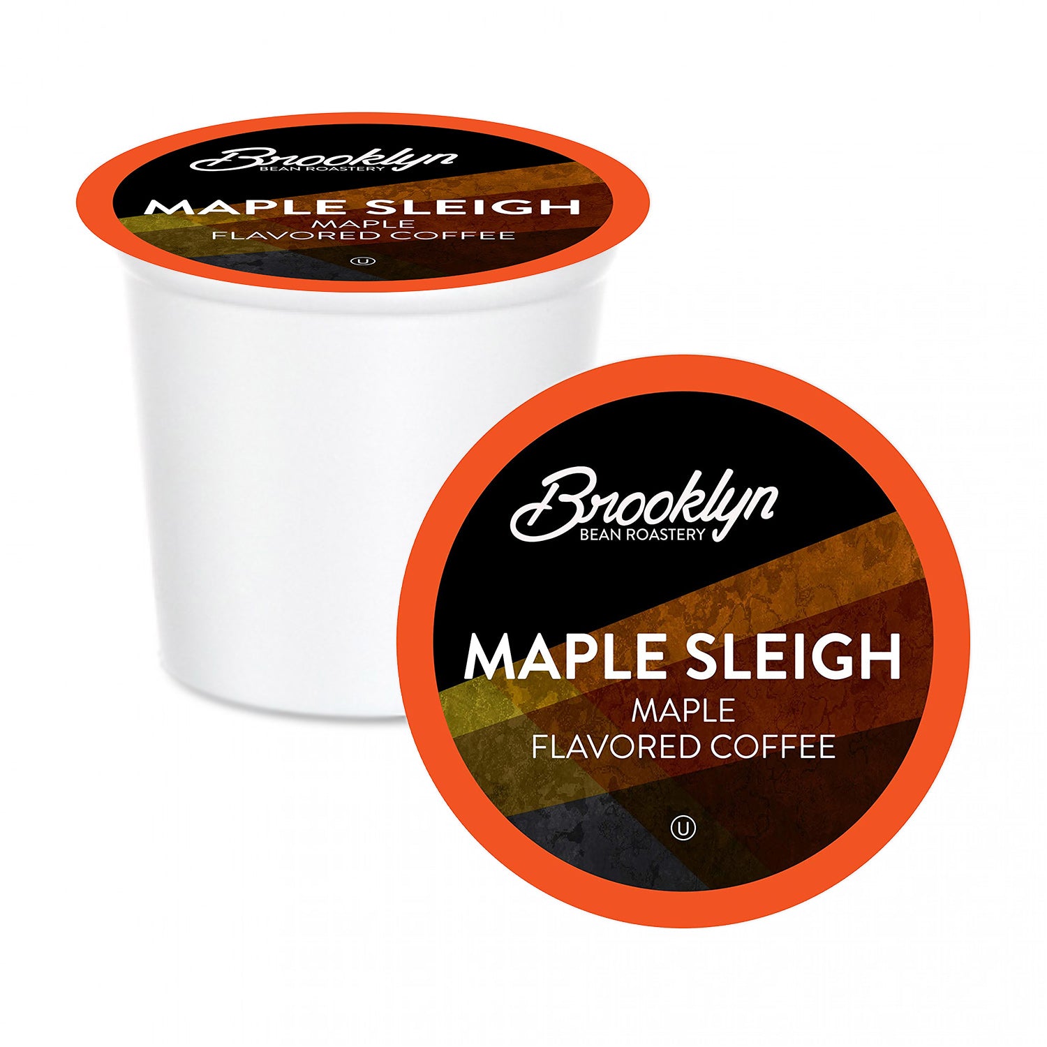 Brooklyn Beans Maple Sleigh Single Serve Coffee Pods 40 Count - Rich Maple Flavored Coffee for Keurig Brewers - Perfect for Holiday Mornings & Cozy Winter Evenings