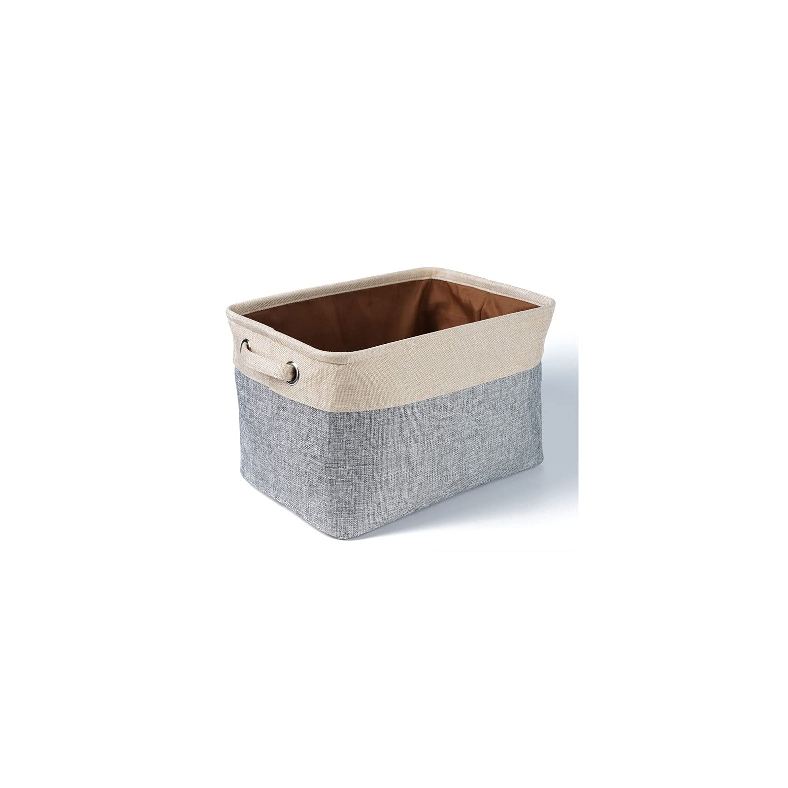 KKJJ Waterproof Linen Storage Box - Organize Toys, Cosmetics, Underwear & Office Supplies | Desktop Organizer for Home & Office Use