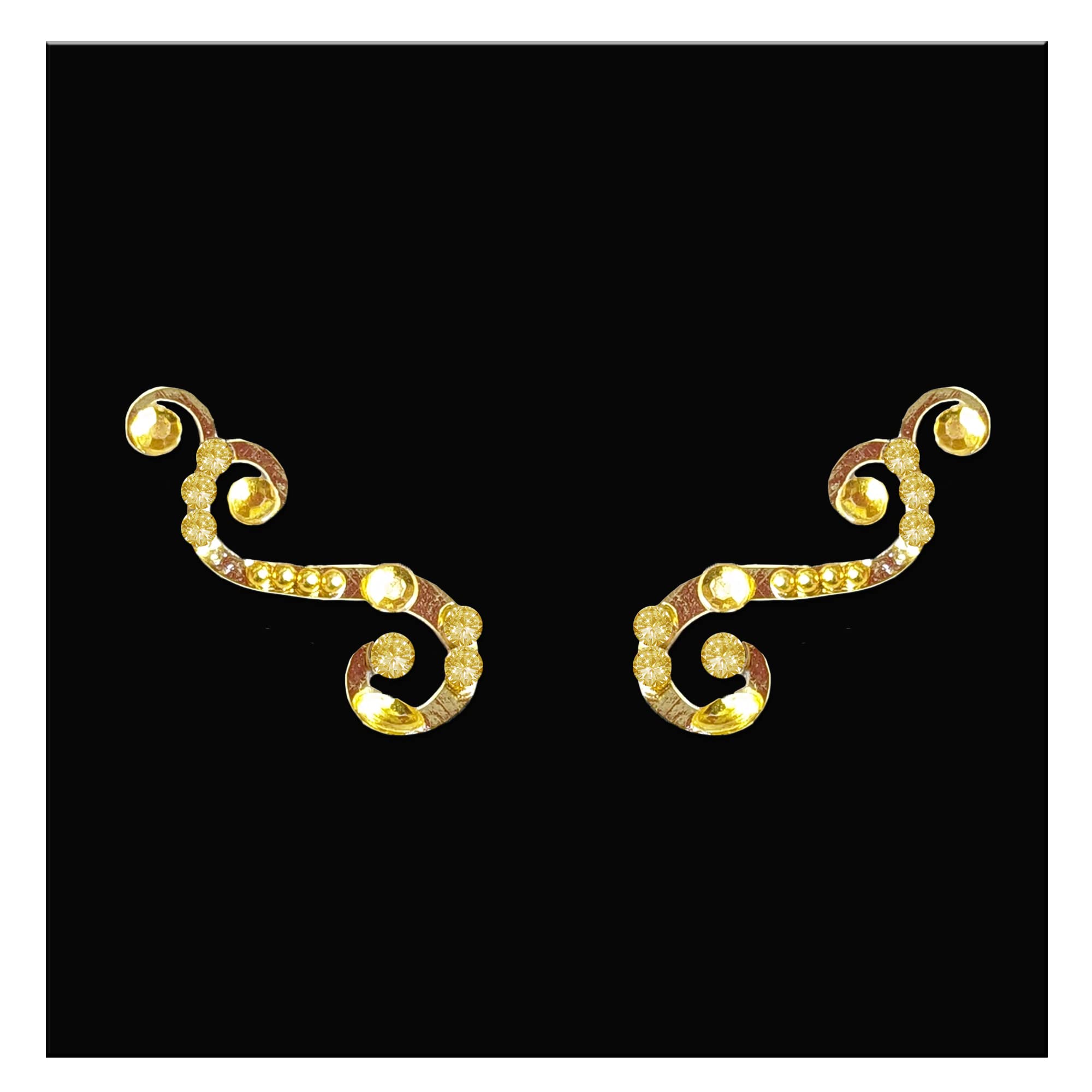Comet Busters Face Gems - Glitter Eye Jewels for Rave & Festival Makeup | Self-Adhesive Face Rhinestones (JEWEYE001-1, JEWEYE008) | Perfect for EDM Parties, Halloween & Costume Events