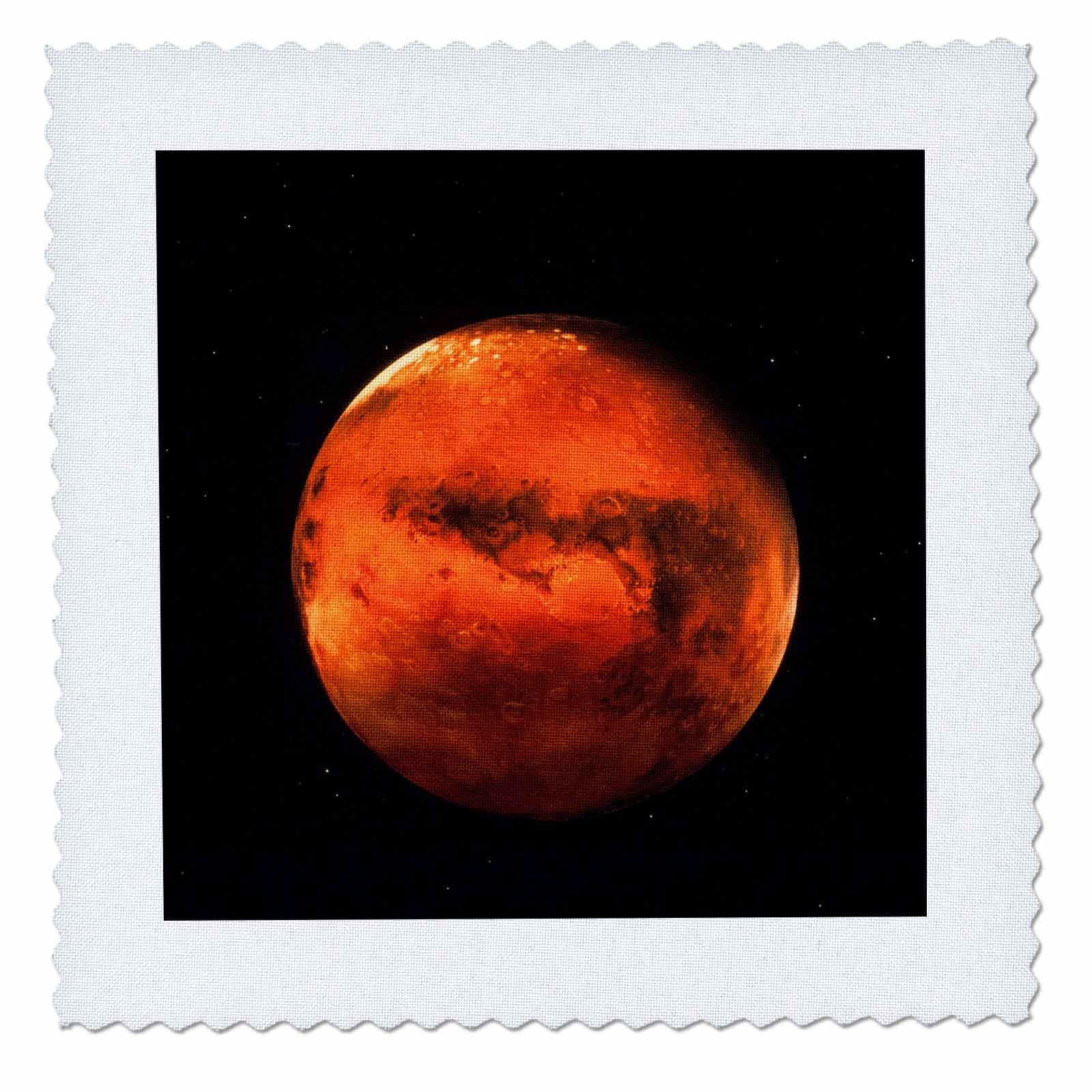 3dRose USA Florida Titusville Kennedy Space Center NASA Mars Quilt Square 6x6 Inch - Home Decor, Wall Art, Gift for Space Enthusiasts | Perfect for Bedrooms, Living Rooms & Office Spaces