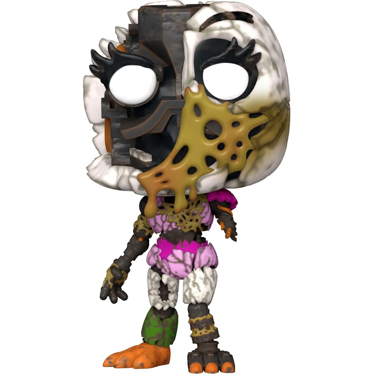 Five Nights at Freddy's Security Breach Ruin Ruined Chica Funko Pop! Vinyl Figure #986 - Collectible Horror Game Character for Fans & Display