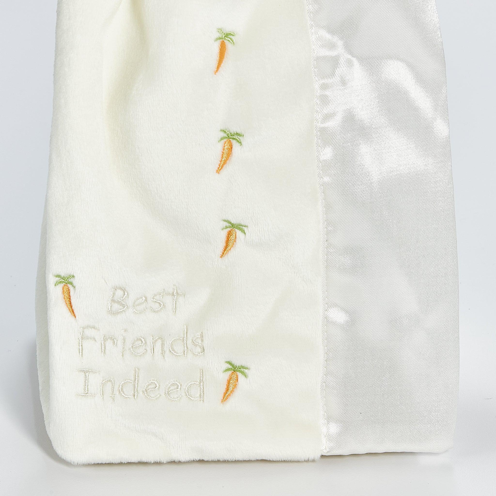 Soft Plush Bunny Buddy Blanket - Cozy Flannel Throw for Kids & Adults - Perfect for Bedroom, Nursery, or Couch Snuggling