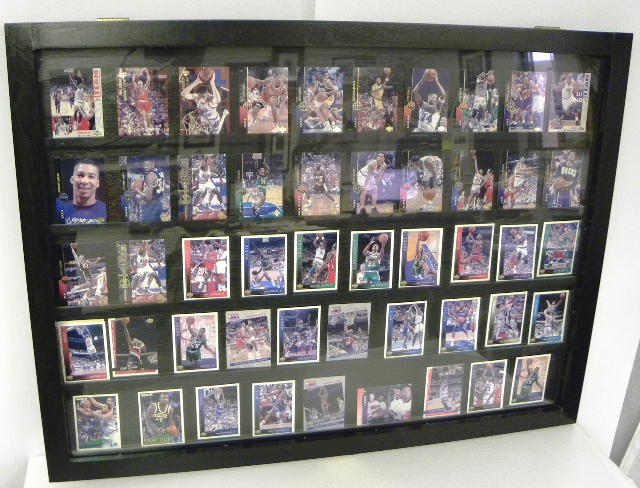 Ungraded 50 Baseball Card Display Case P306B - Holds 50 Raw Baseball Cards Perfect for Collectors & Card Shows